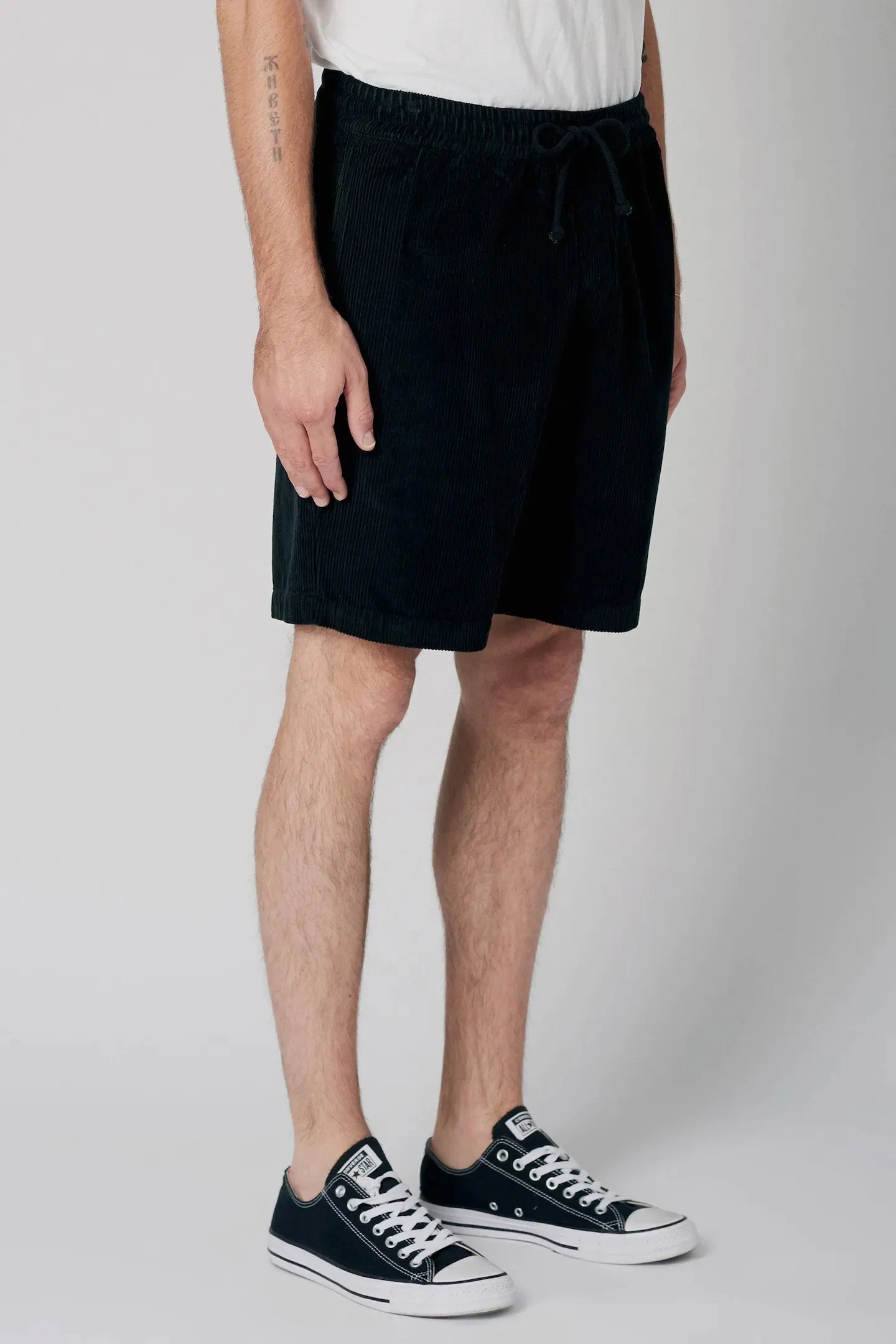 ROLLAS Mens Cord Walker Short Black - Image 3