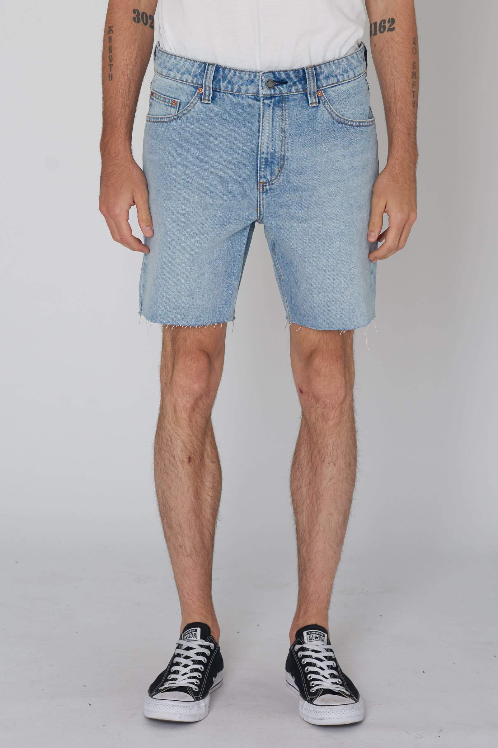 ROLLAS Mens Ezy Denim Short OG Blue - Image 4