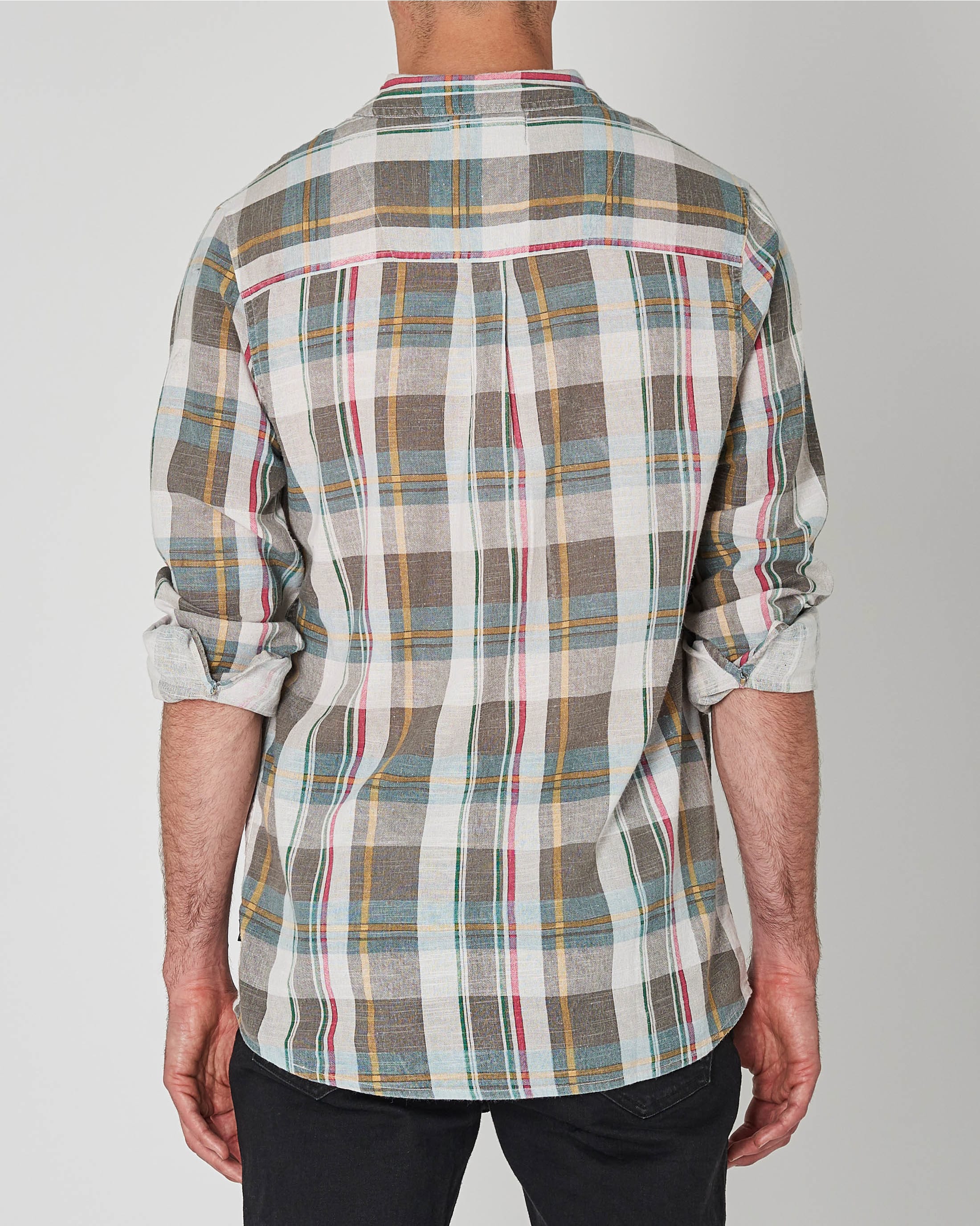 ROLLAS Mens Men At Work Shirt Picnic Check - Image 3
