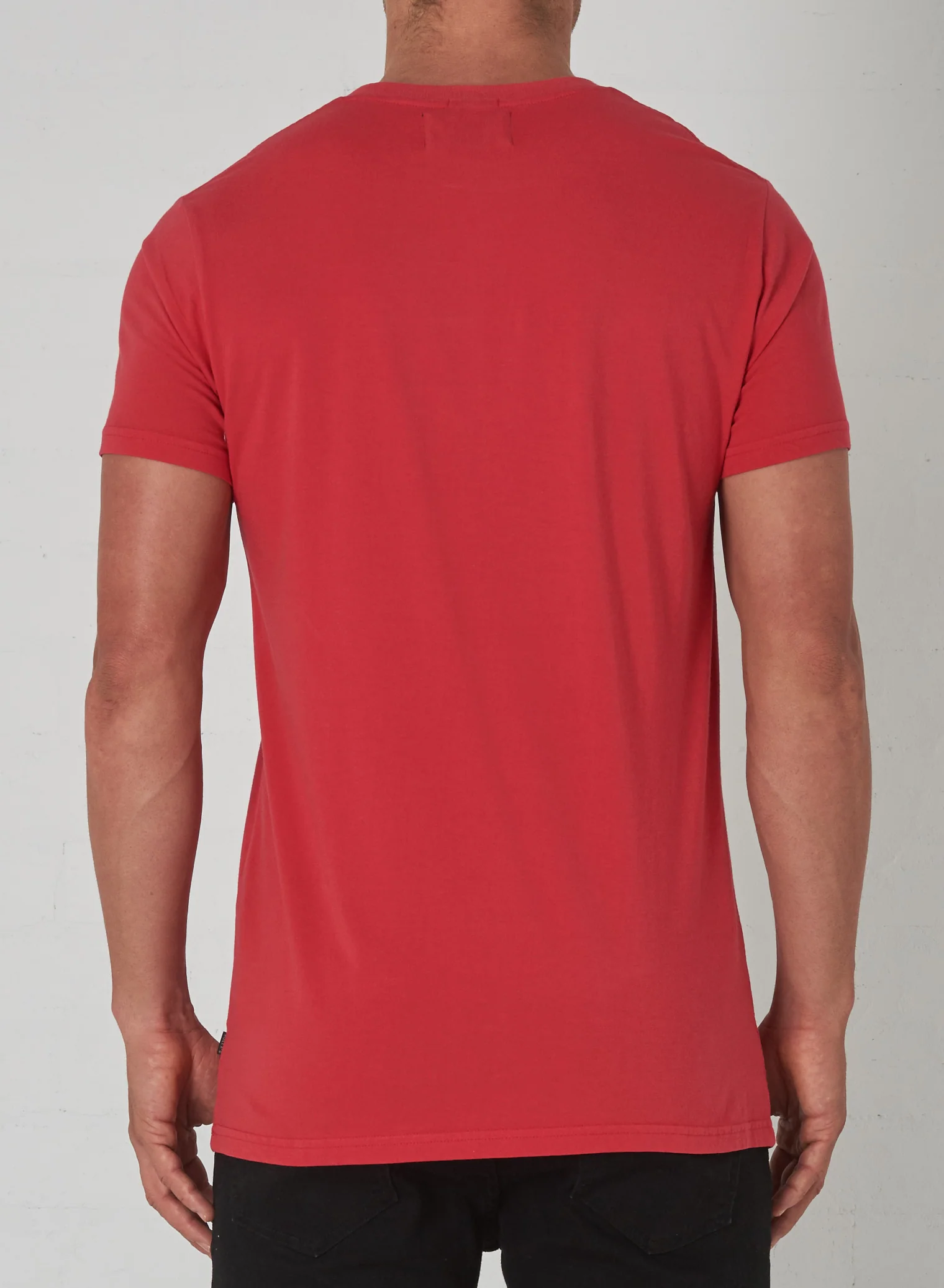 Rollas MENS ROLLA'S REDS BIG LOGO TEE RED VINTAGE WHITE - Image 2