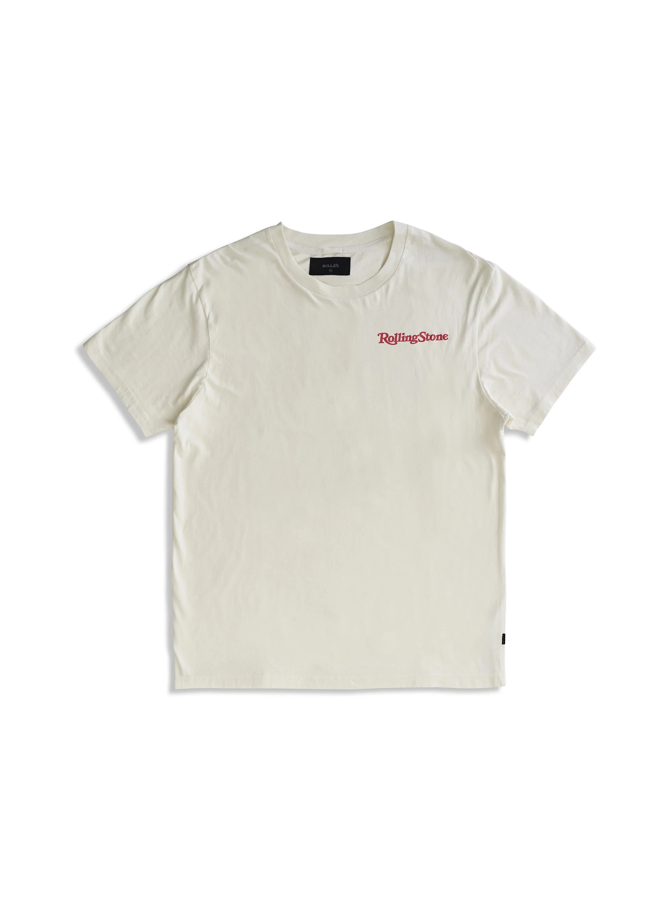 ROLLAS Mens Rolling Stone 80 Cover Tee - Vintage White - Image 4