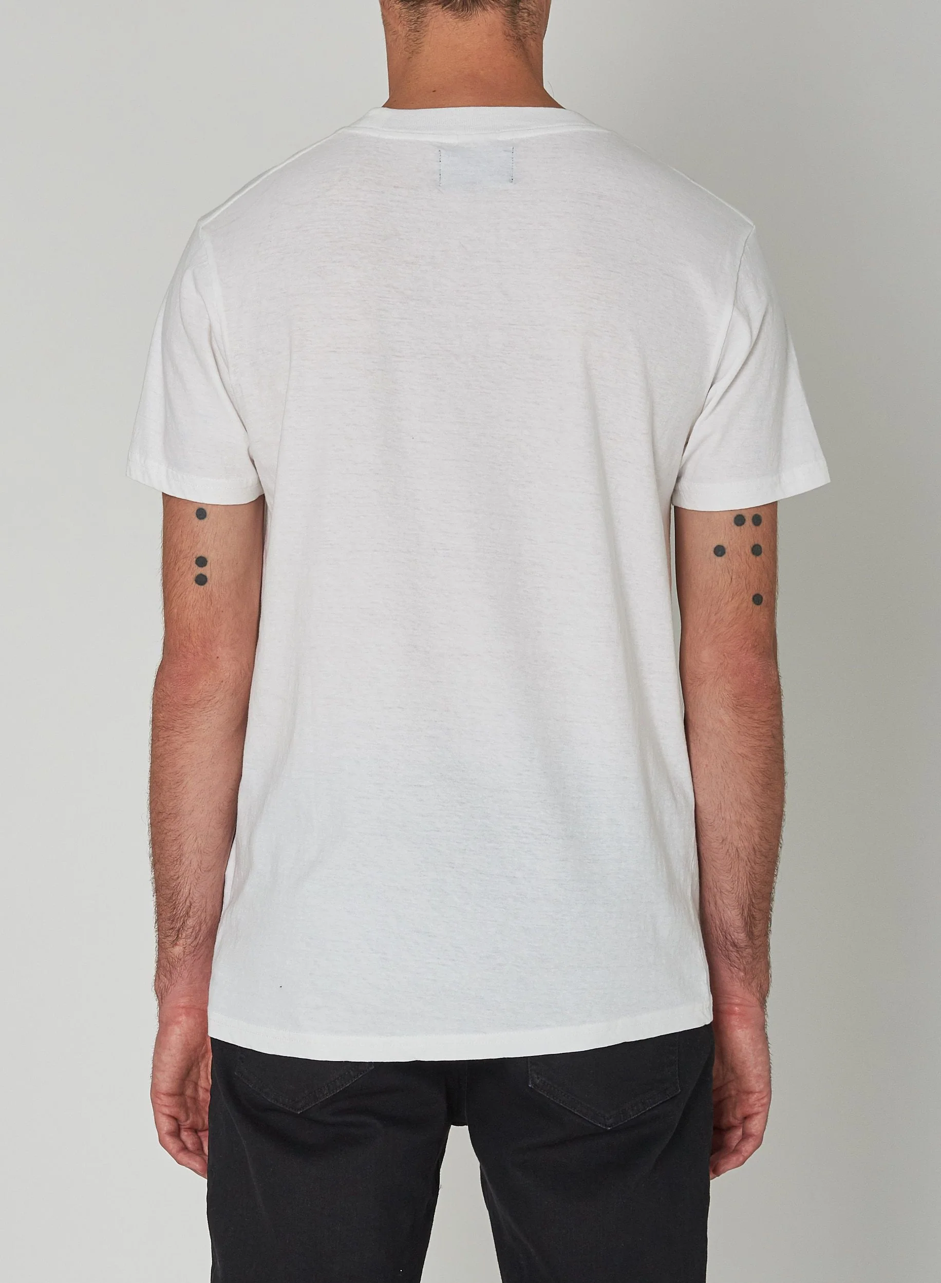 ROLLAS Mens Sun Logo Tee - Vintage White - Image 2
