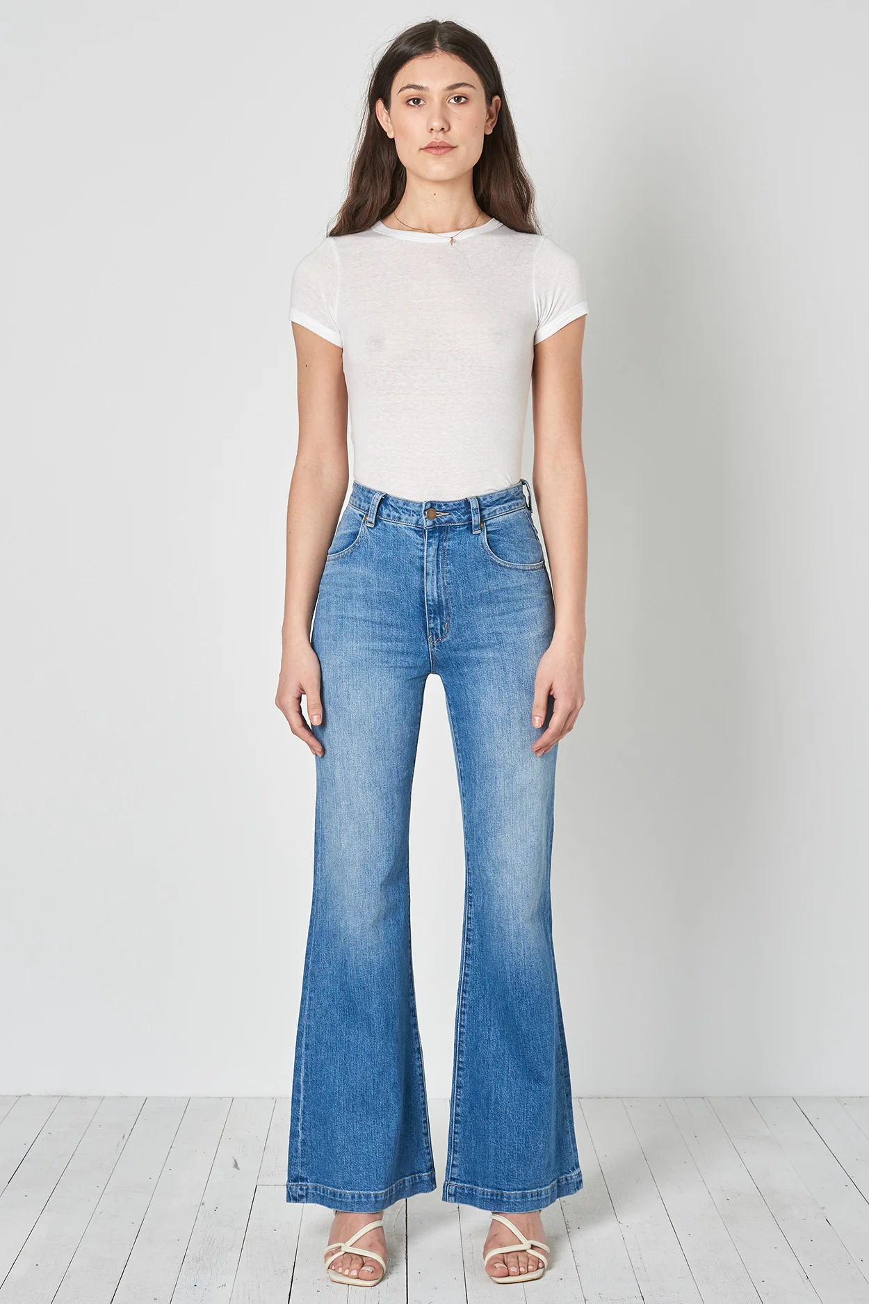 ROLLAS Womens Eastcoast Denim Flare Karen Blue - Image 2