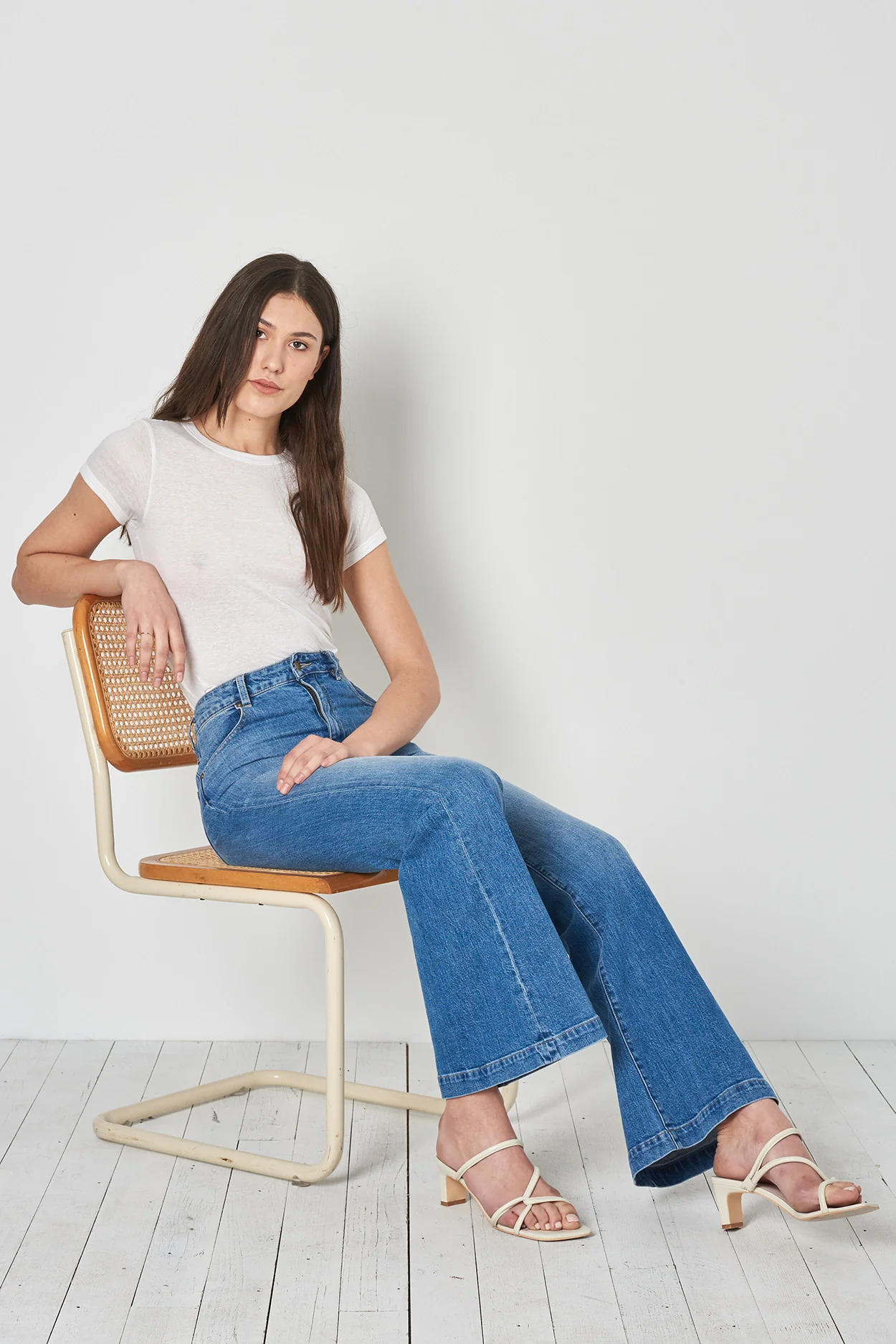 ROLLAS Womens Eastcoast Denim Flare Karen Blue - Image 3