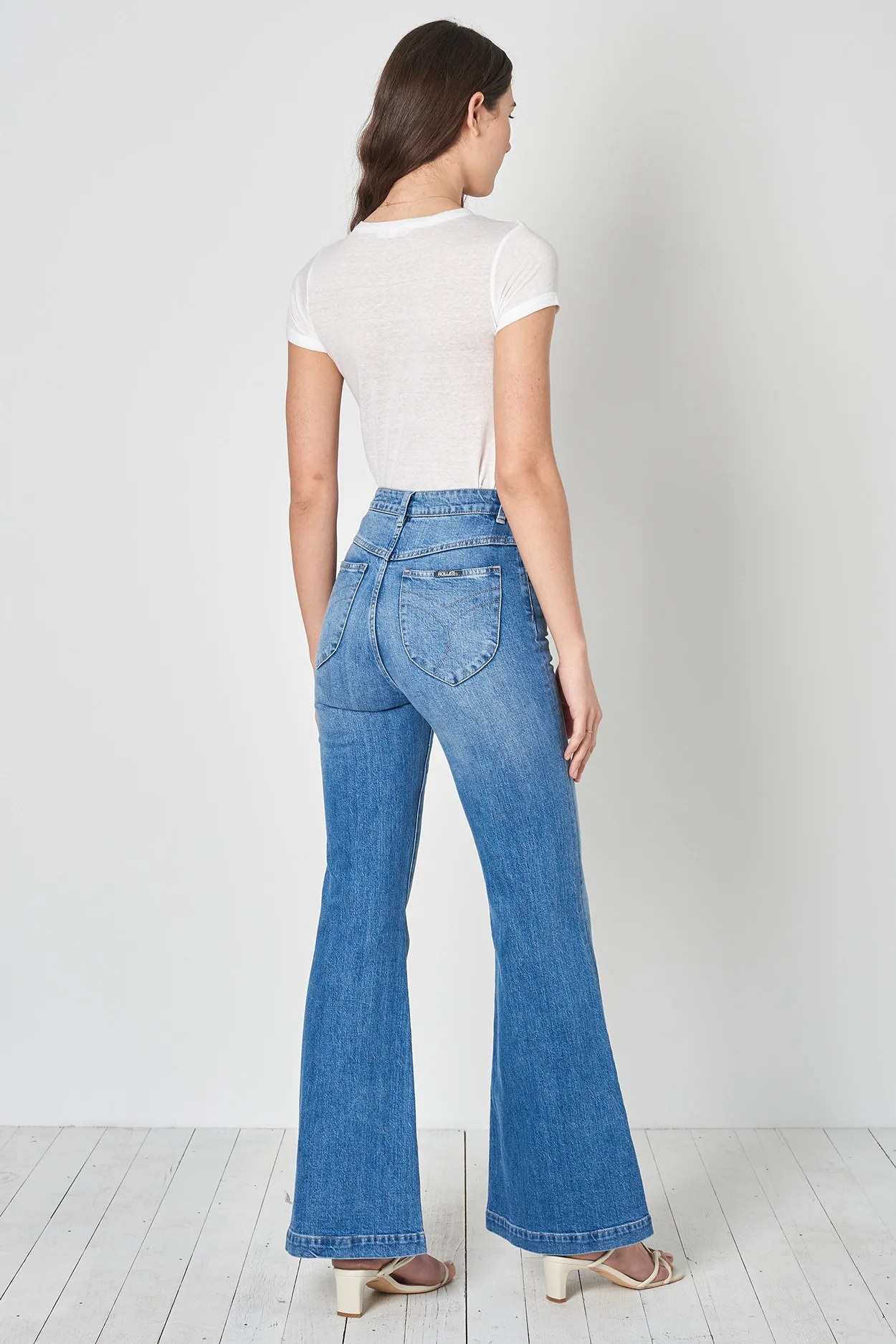 ROLLAS Womens Eastcoast Denim Flare Karen Blue - Image 5