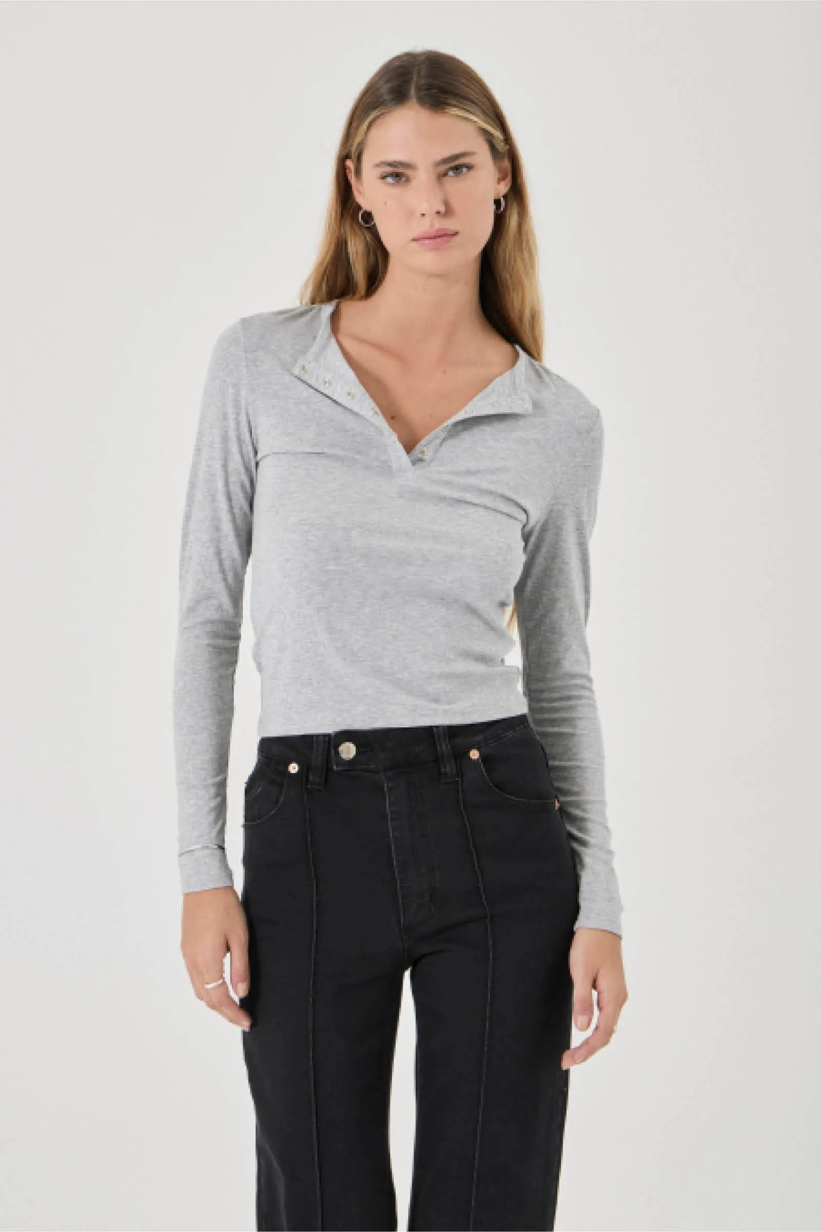 ROLLA'S Womens Eastcoast Flare Denim Jeans in Noir - Image 3