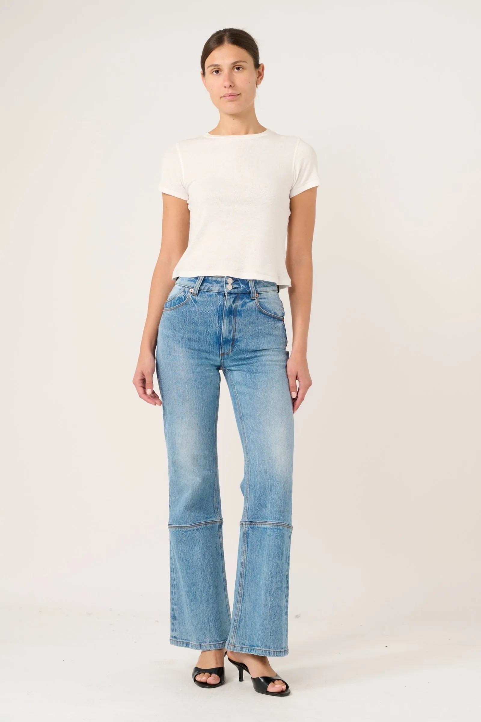 ROLLA'S Womens Eastcoast Flare in Lennon Vintage Blue - Image 2