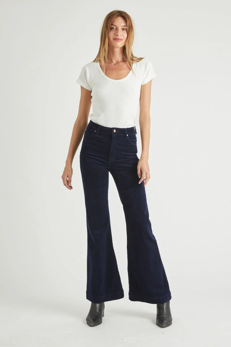 Rollas WOMENS EASTCOAST FLARE MIDNIGHT CORD - Image 10