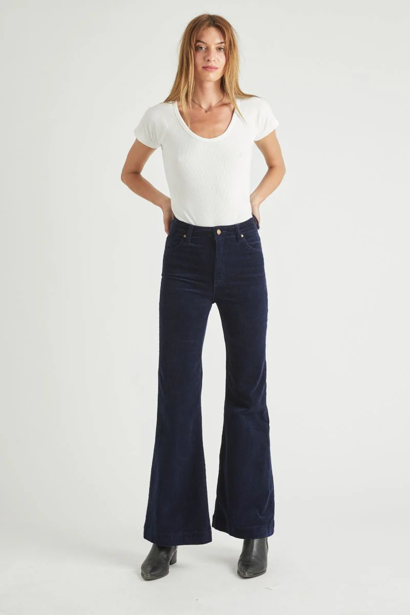 Rollas WOMENS EASTCOAST FLARE MIDNIGHT CORD - Image 16