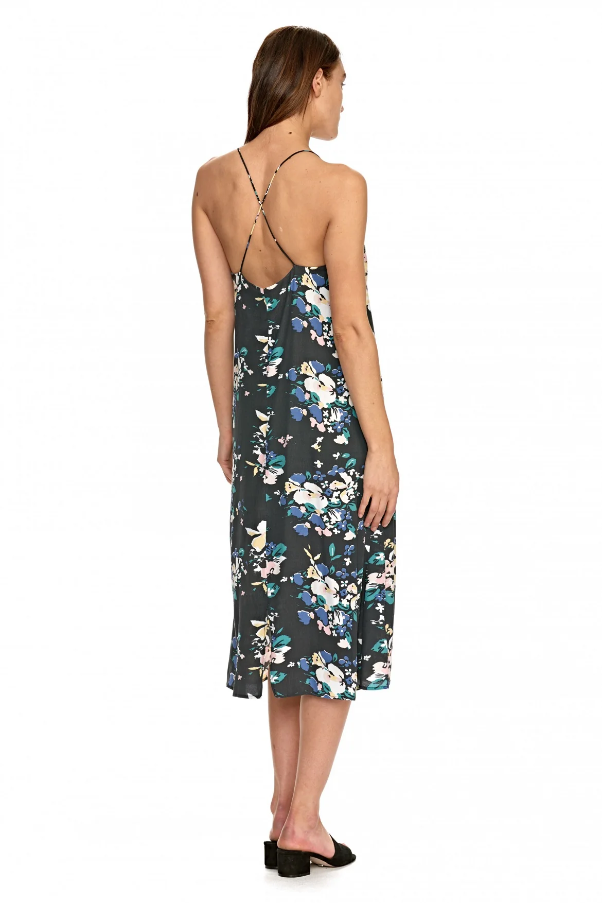 Rollas WOMENS EDEN SLIP DRESS BLACK - Image 6