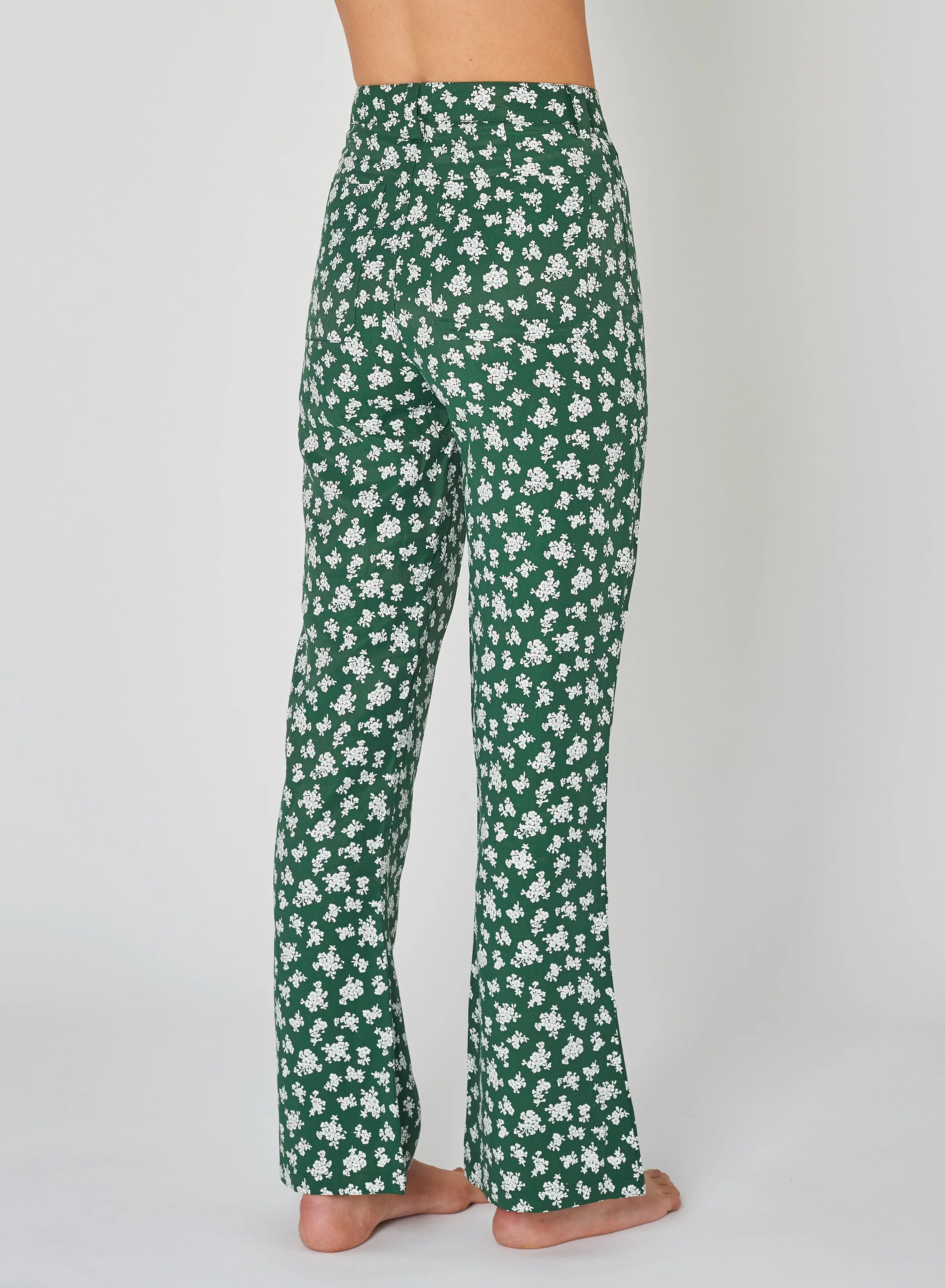 ROLLAS Womens Elderflower Bootcut Pant - Pine - Image 4