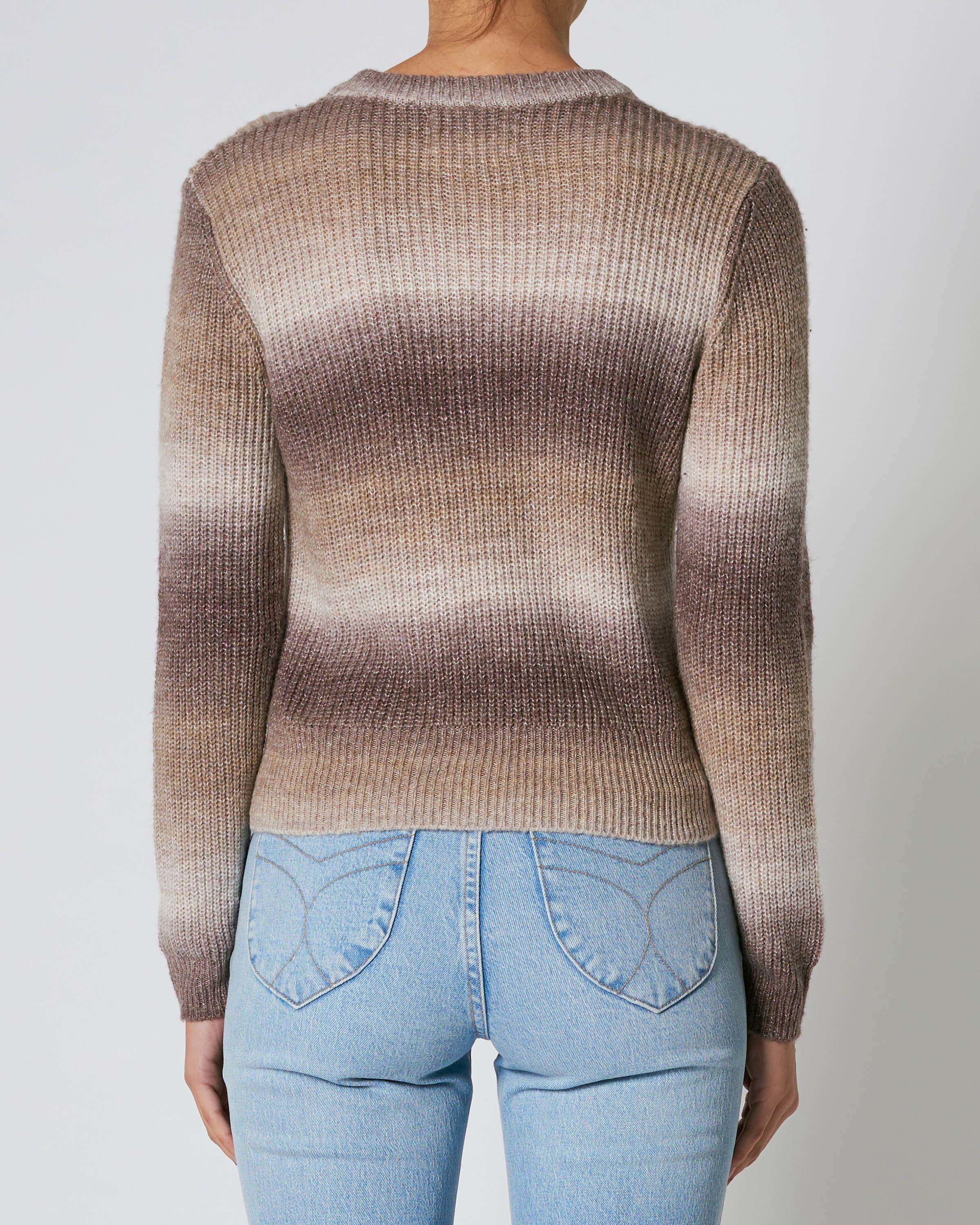 ROLLAS Womens Fluffy Sailor Sweater Mink - Image 2