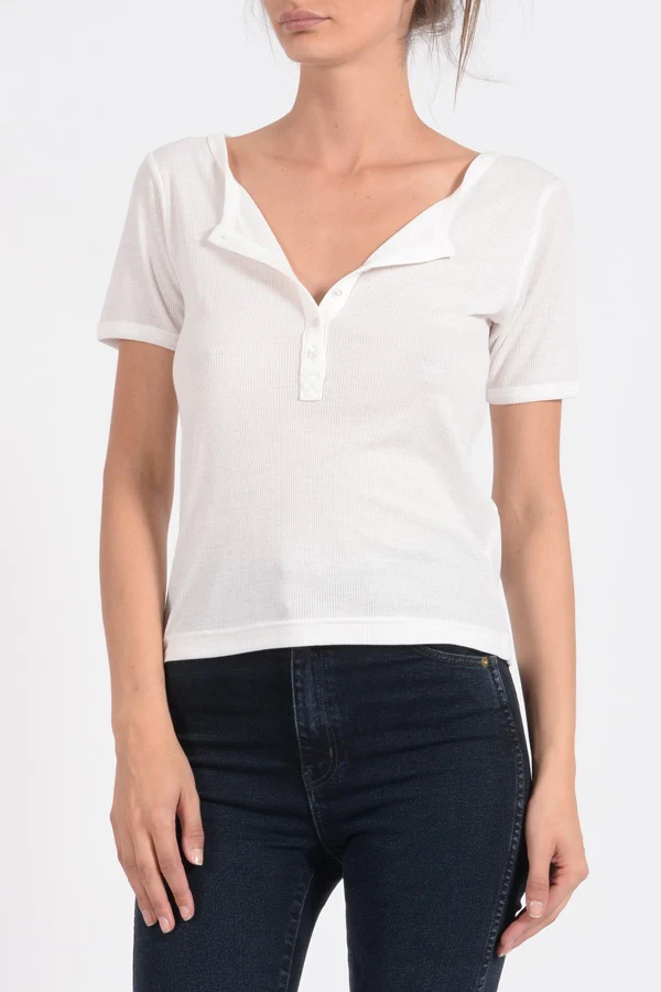 Rolla's WOMENS GRANDPA MILLER TEE WHITE