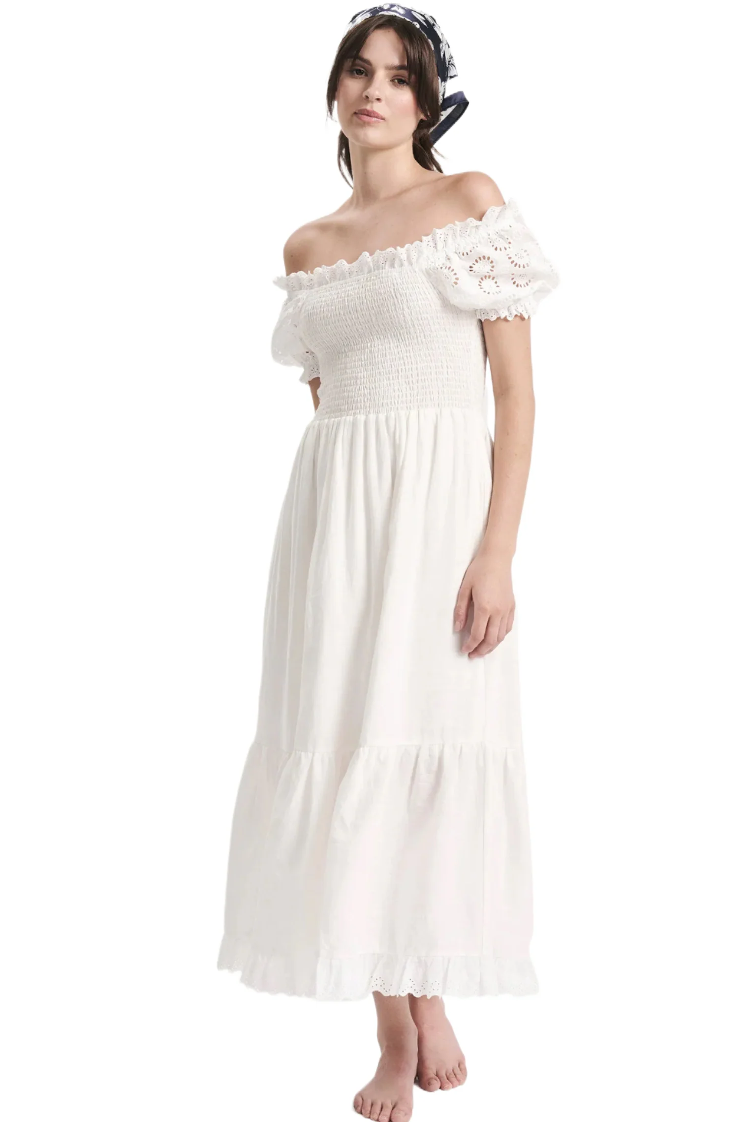 ROLLAS Womens Greta Lace Dress - White
