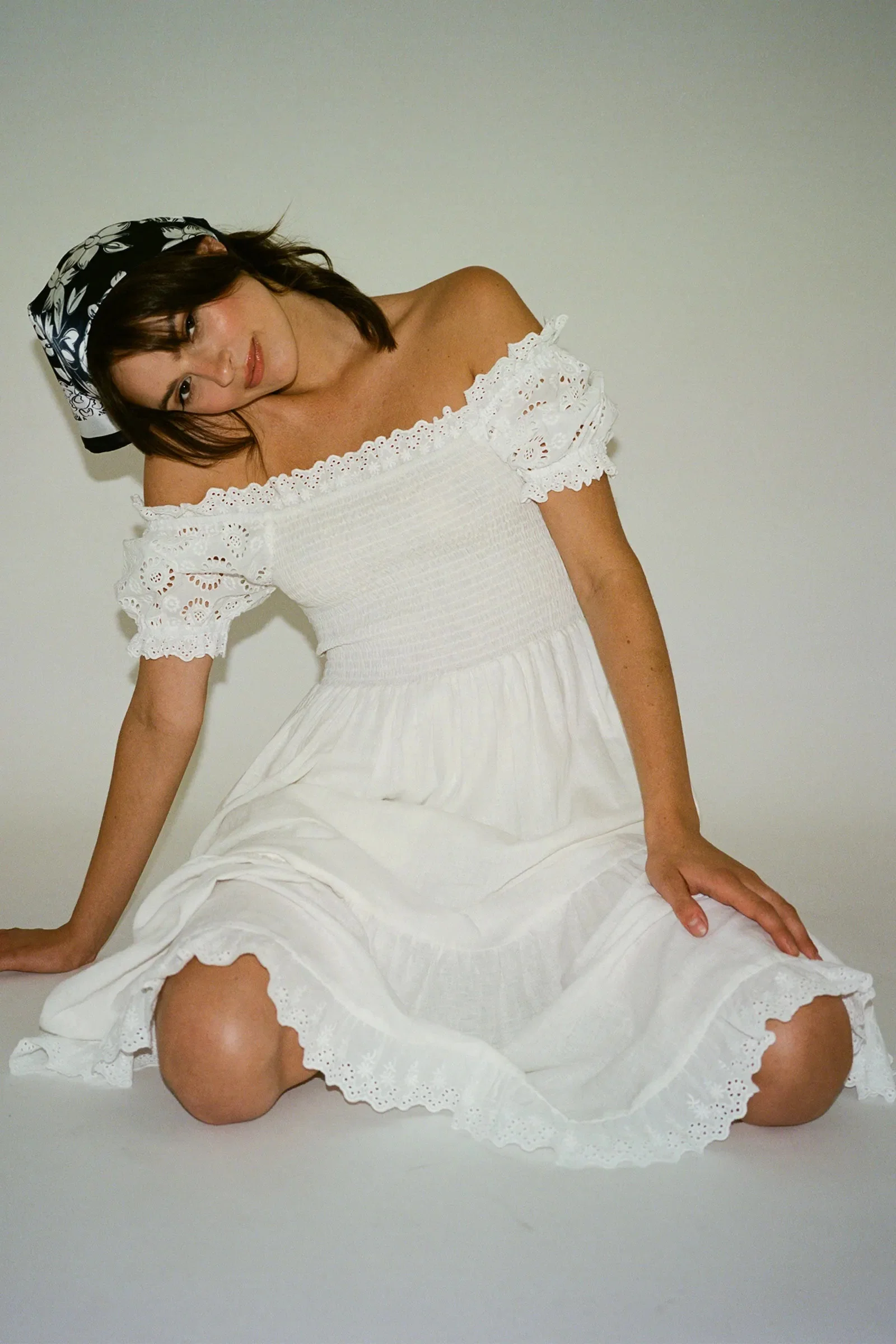 ROLLAS Womens Greta Lace Dress - White - Image 3
