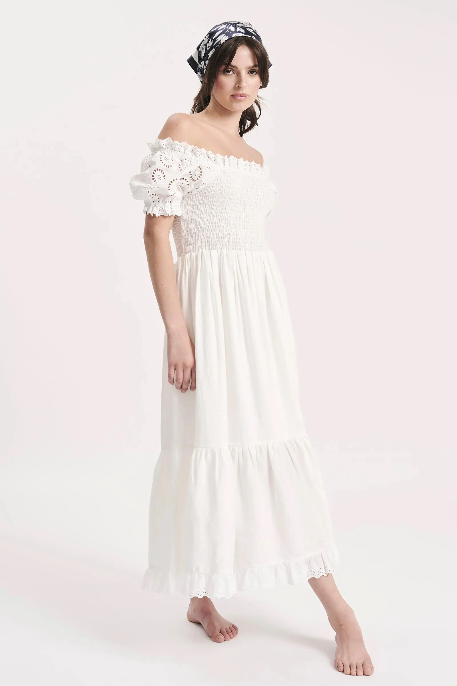 ROLLAS Womens Greta Lace Dress - White - Image 5
