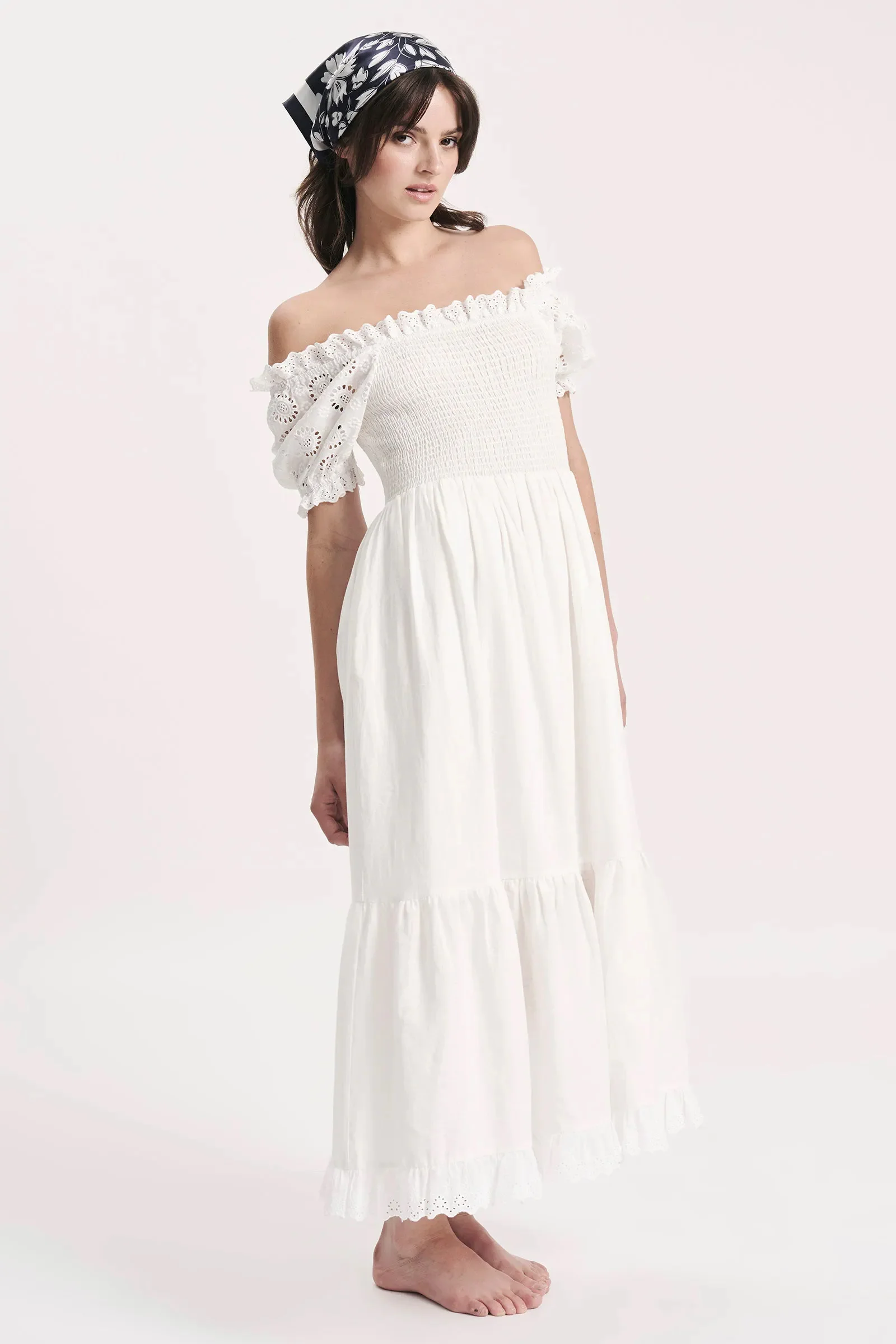 ROLLAS Womens Greta Lace Dress - White - Image 6