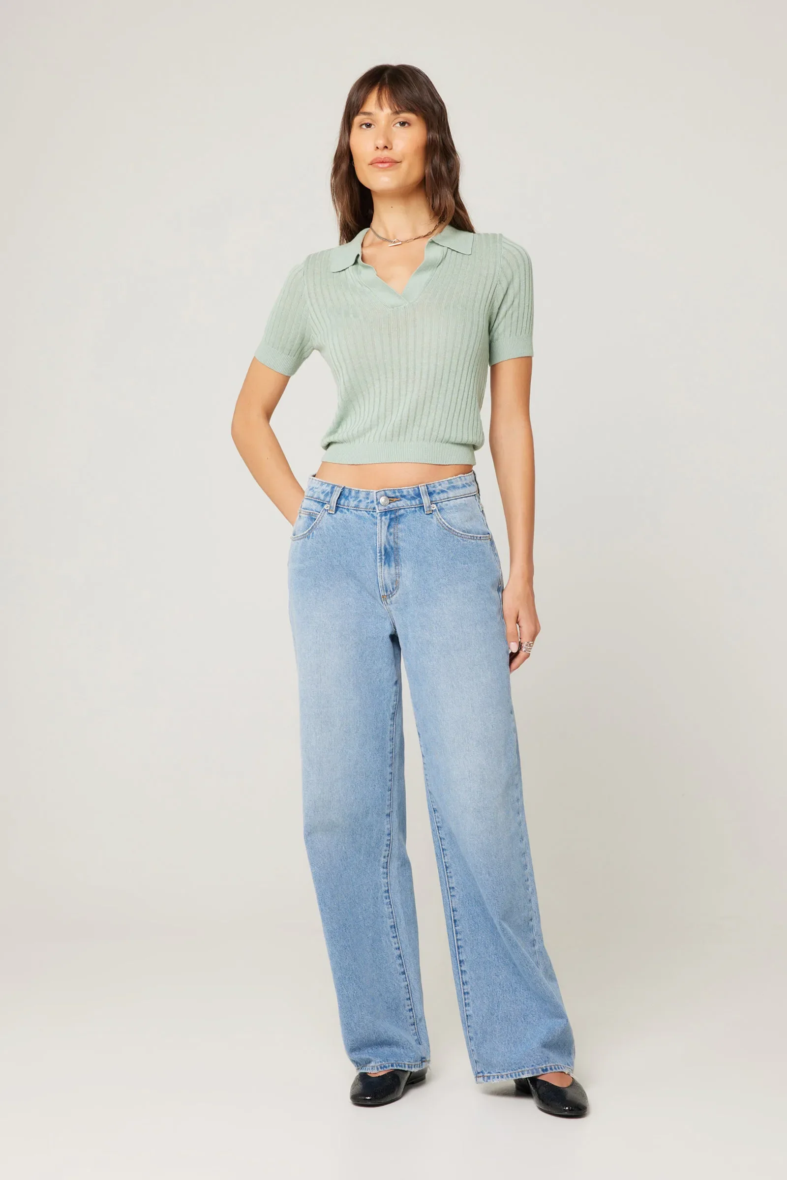 ROLLAS Womens Kate Baggy 90s Blue - Vintage Blue - Image 12