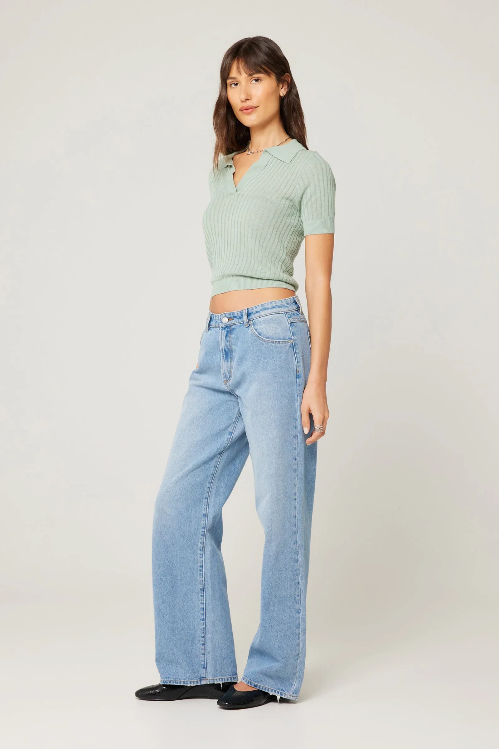 ROLLAS Womens Kate Baggy 90s Blue - Vintage Blue - Image 14