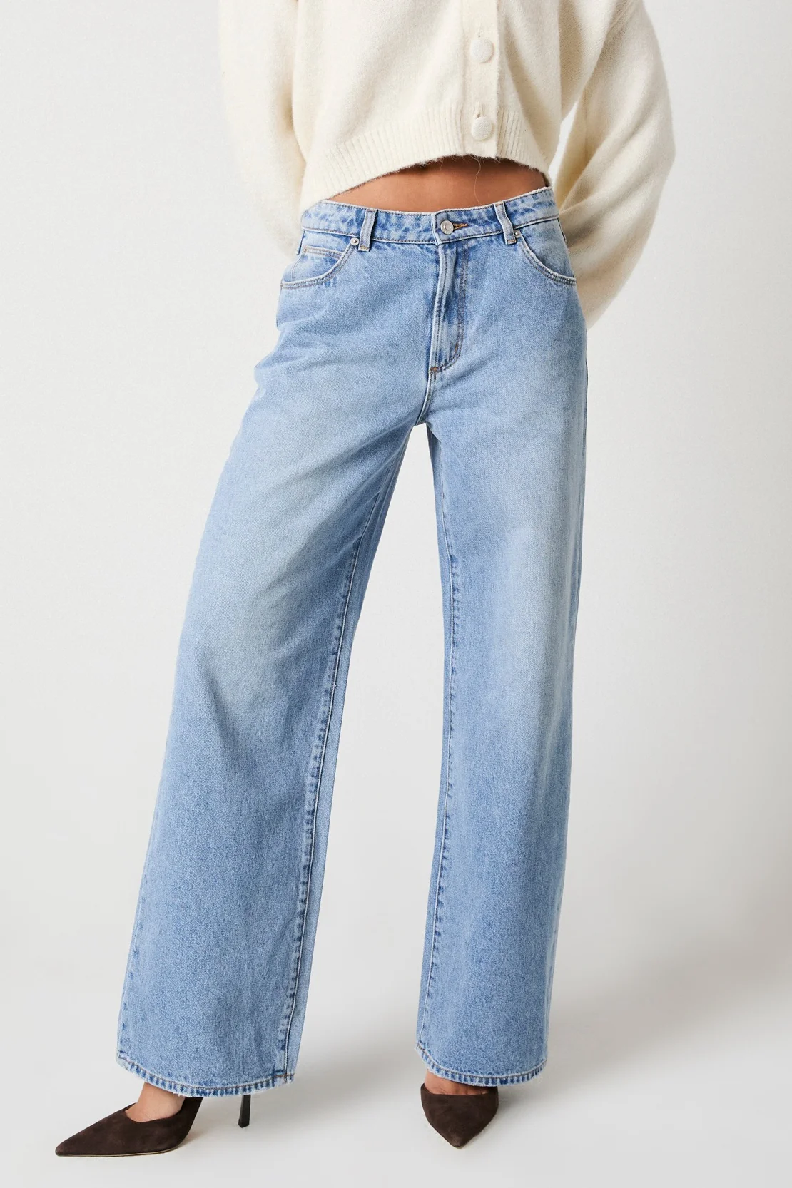 ROLLAS Womens Kate Baggy 90s Blue - Vintage Blue - Image 2