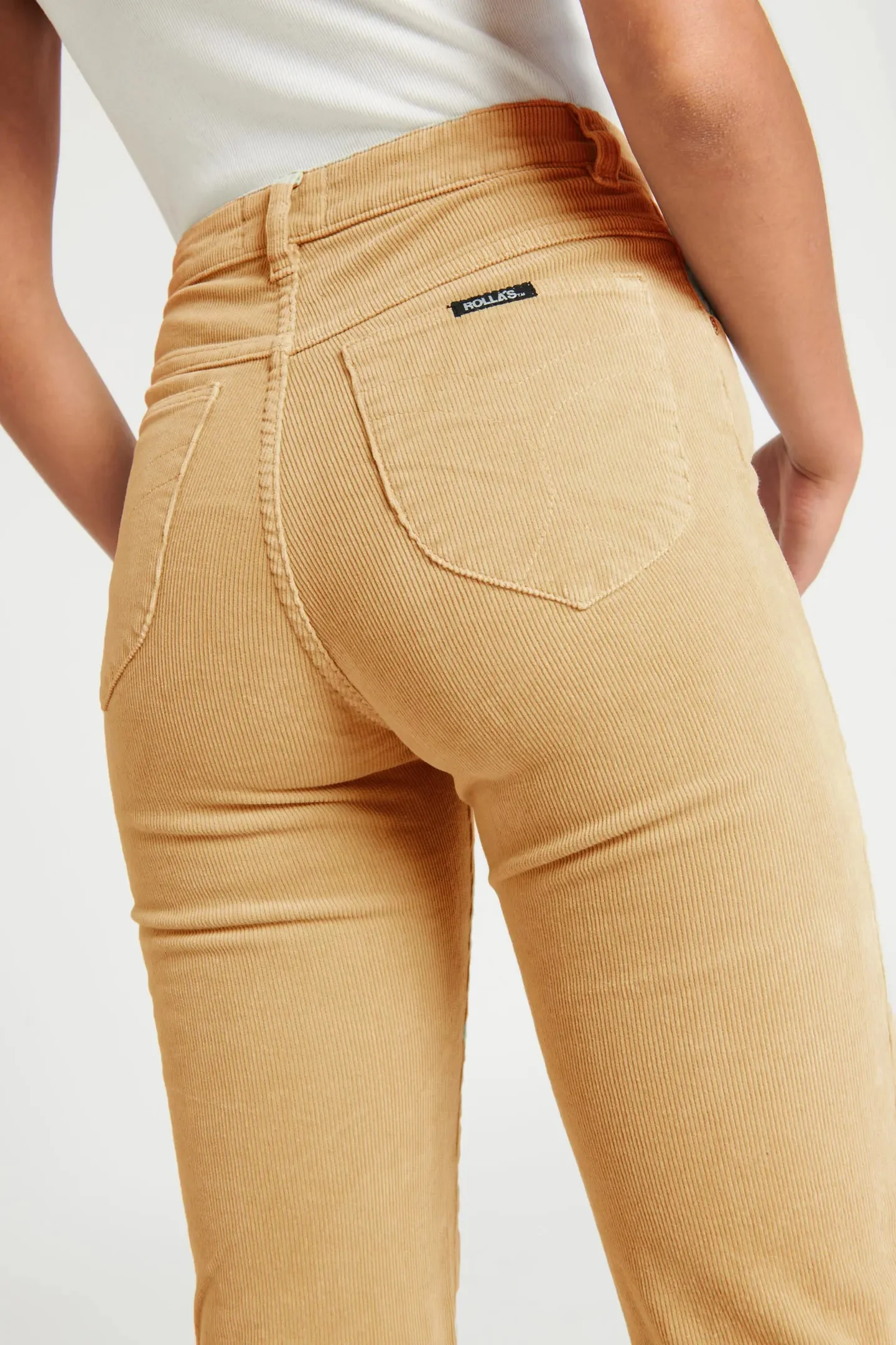 ROLLAS Womens Original Straight Stone Cord Jeans - Image 5