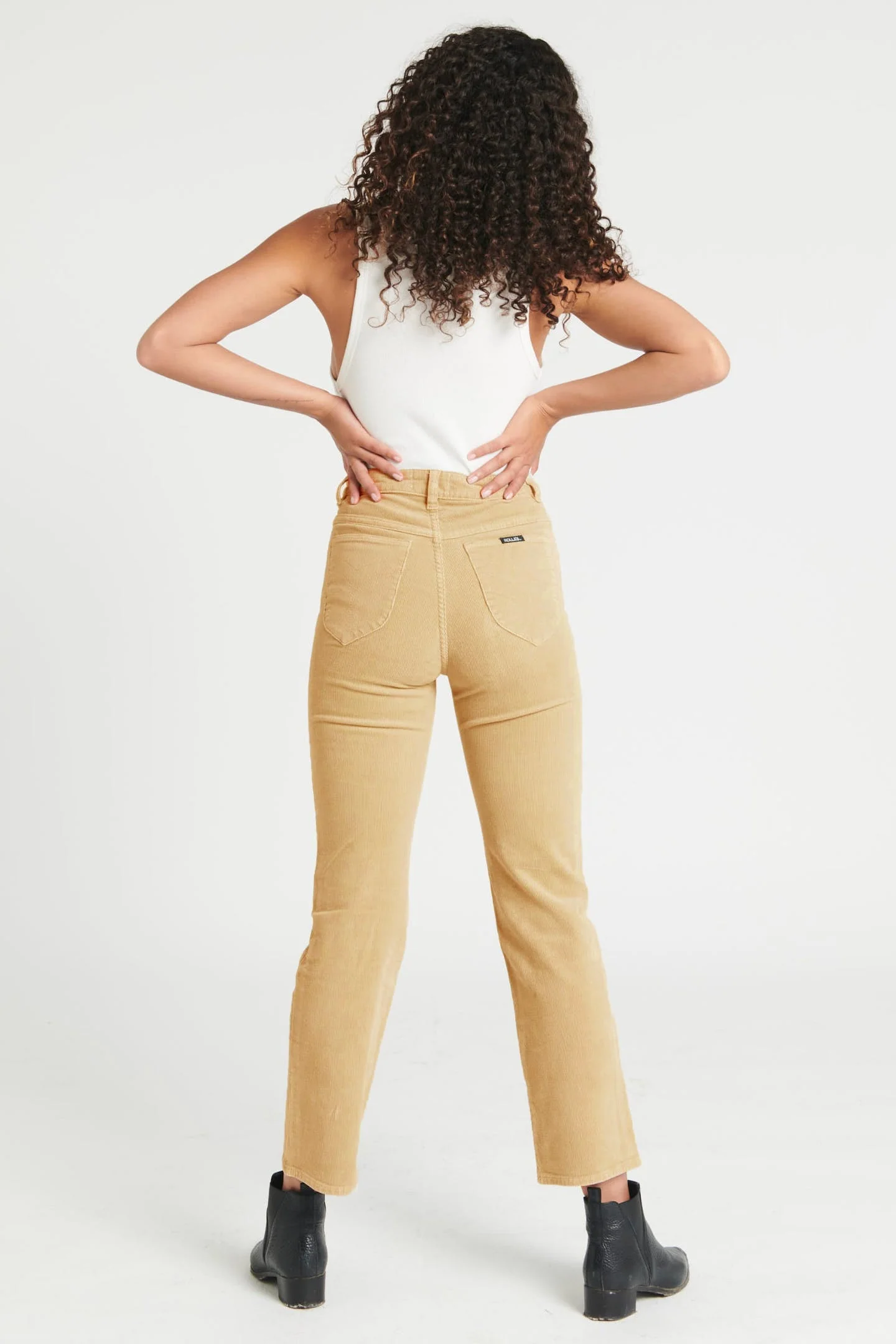 ROLLAS Womens Original Straight Stone Cord Jeans - Image 8