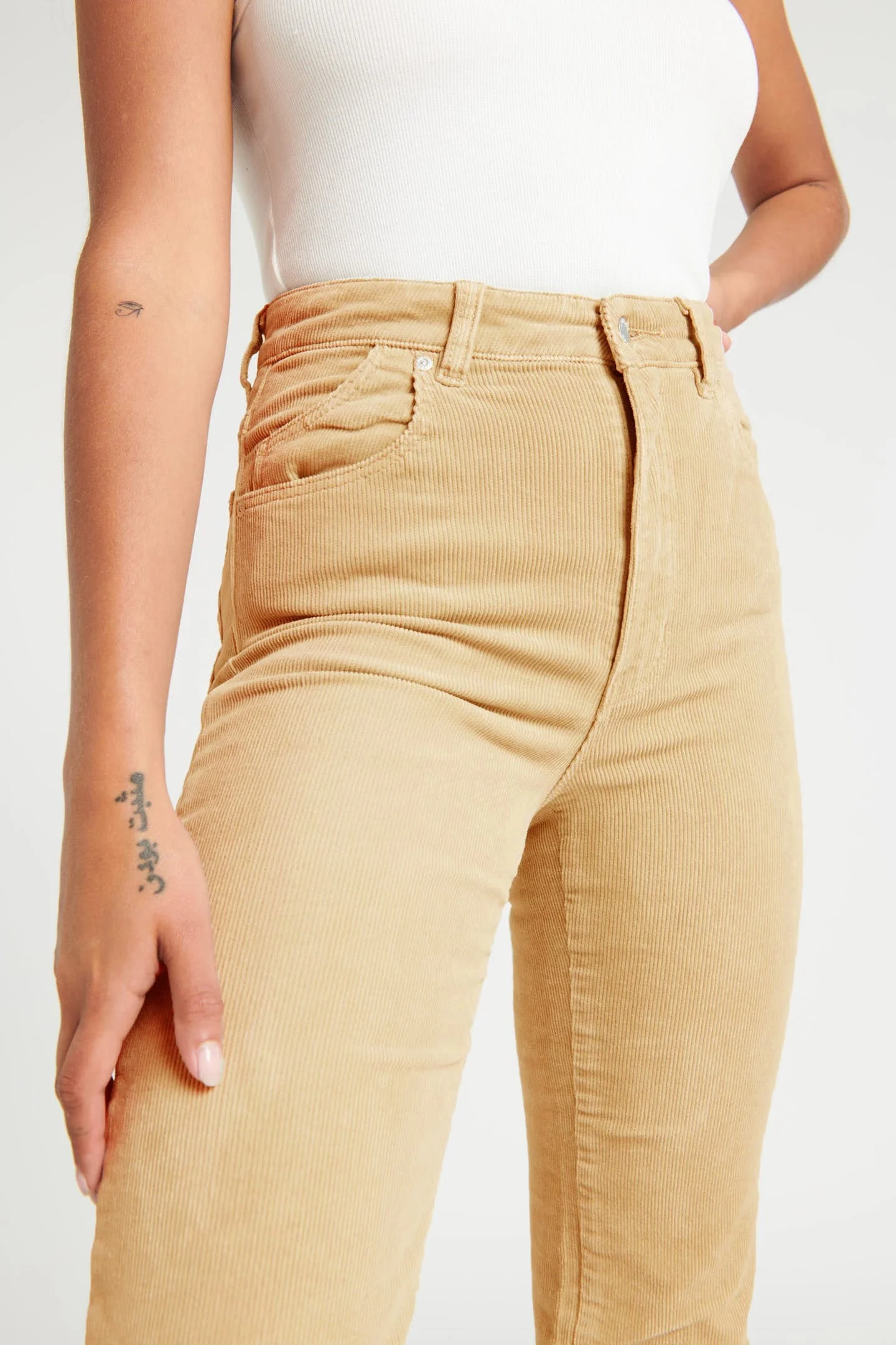 ROLLAS Womens Original Straight Stone Cord Jeans - Image 9