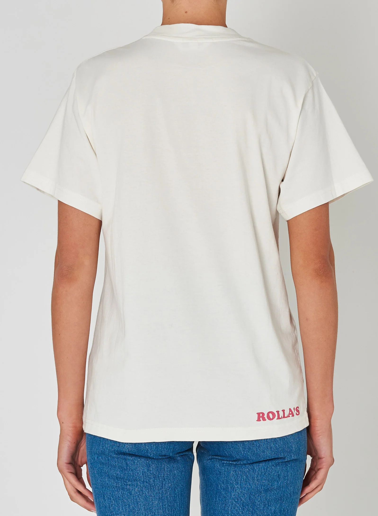 ROLLAS Womens Rolling Stone 80 Tomboy Tee - Vintage White - Image 3