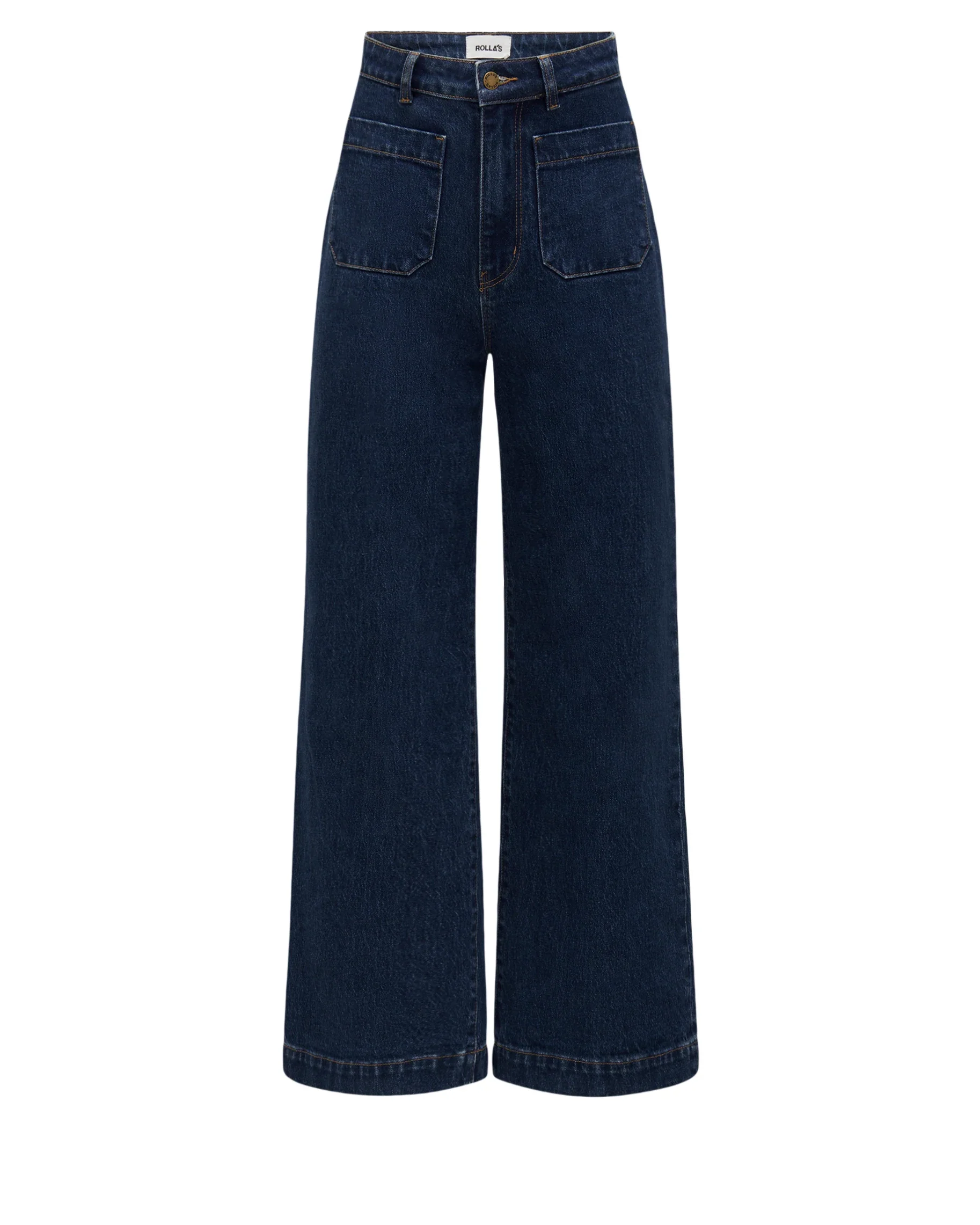 ROLLAS Womens Sailor Jean Eco Ruby Blue - Organic Dark Blue - Image 6