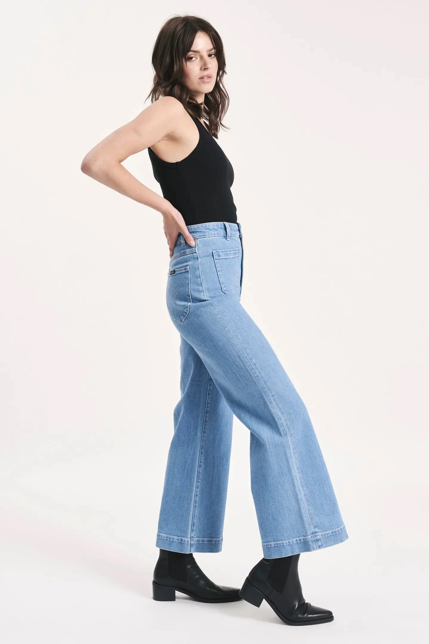 ROLLAS Womens Sailor Jean Lilah Blue - Image 3