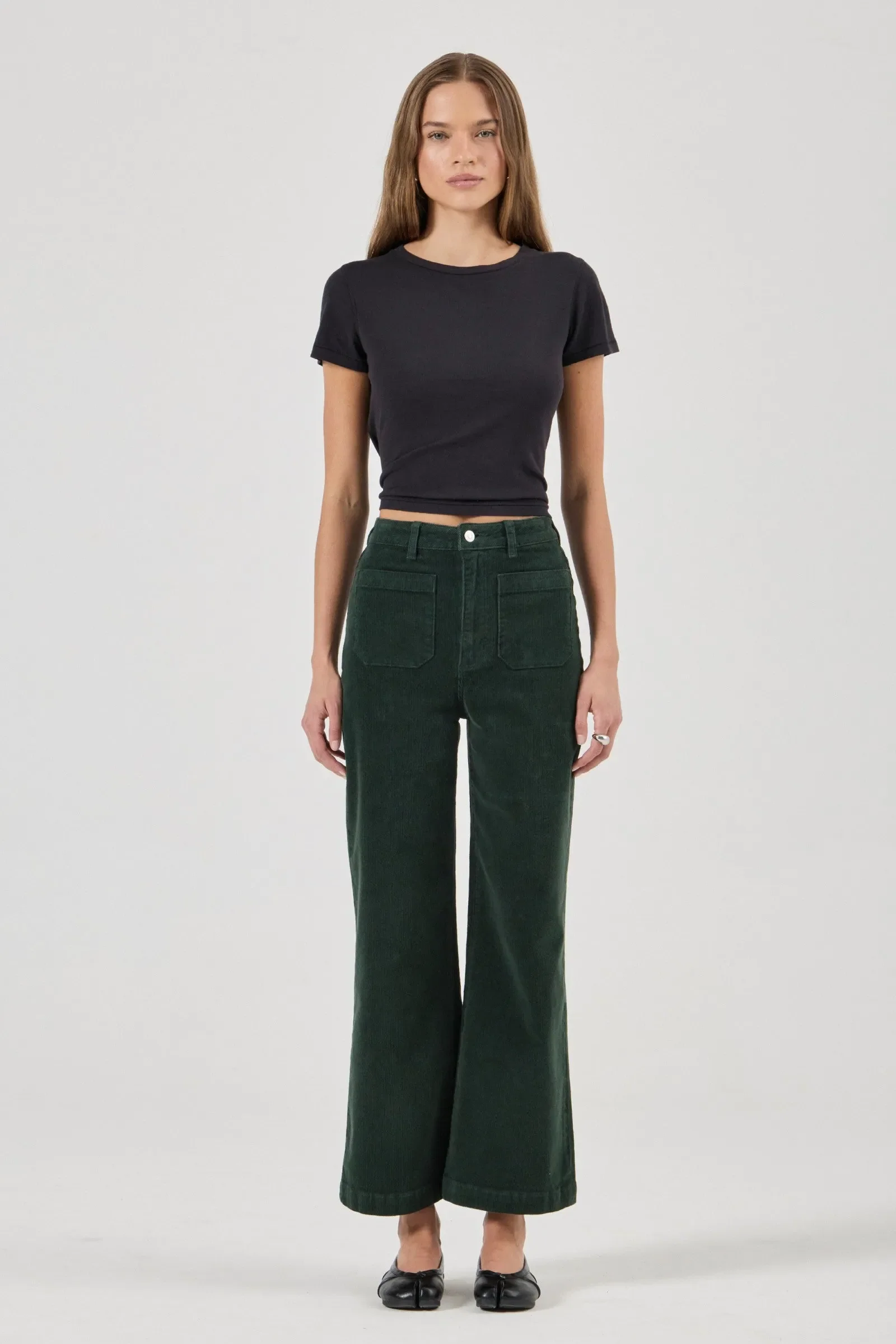 ROLLA'S Womens Sailor Jeans in Ivy Cord - Image 2