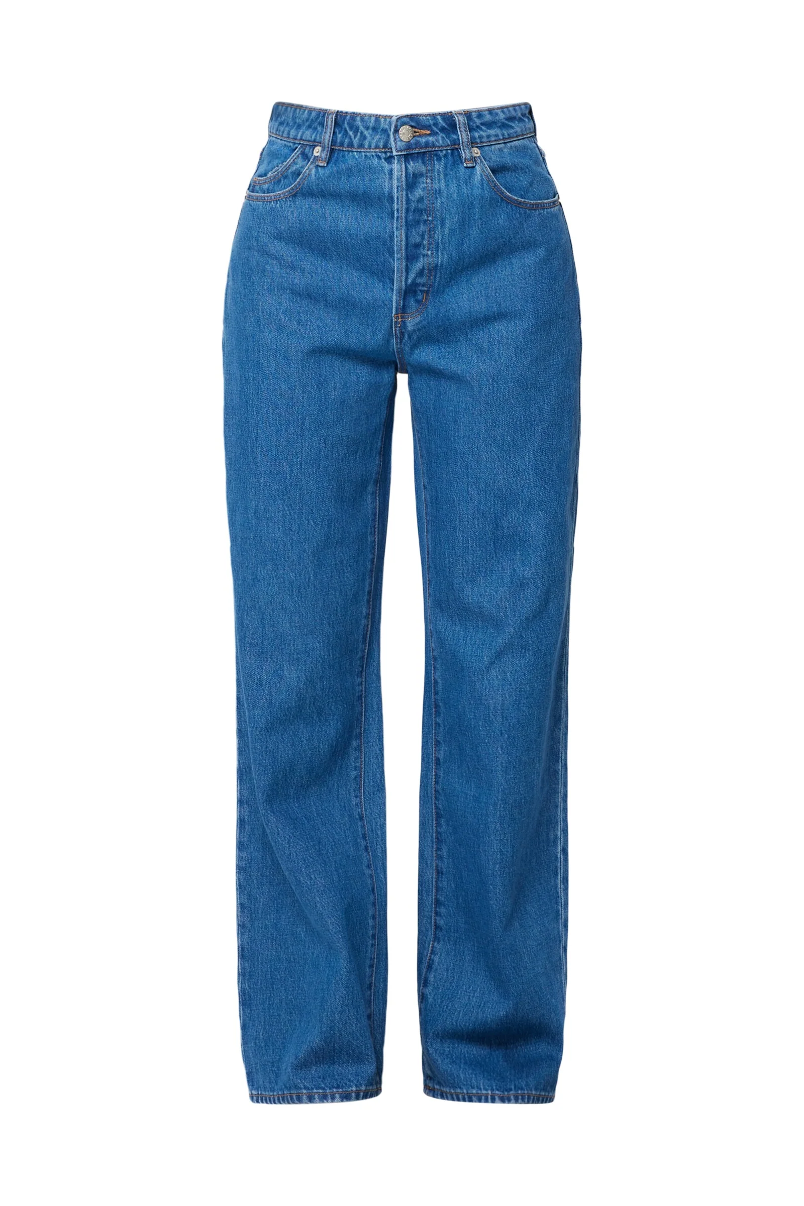ROLLAS Womens Stevie Relaxed Jeans - Ashley Blue - Image 4
