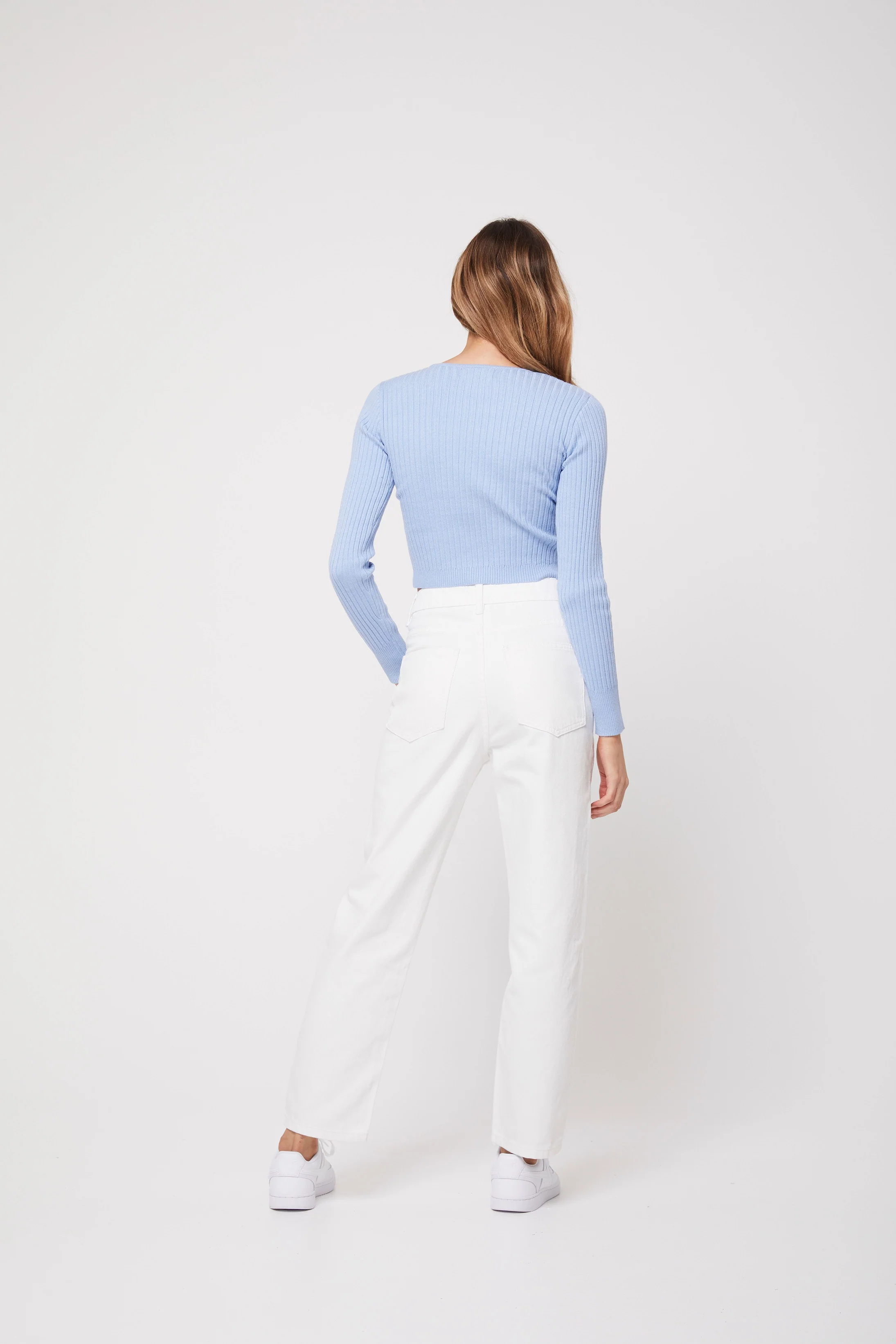 Rozalia Russian x Atoir WOMENS THE DAY CARDIGAN - BABY BLUE - Image 5