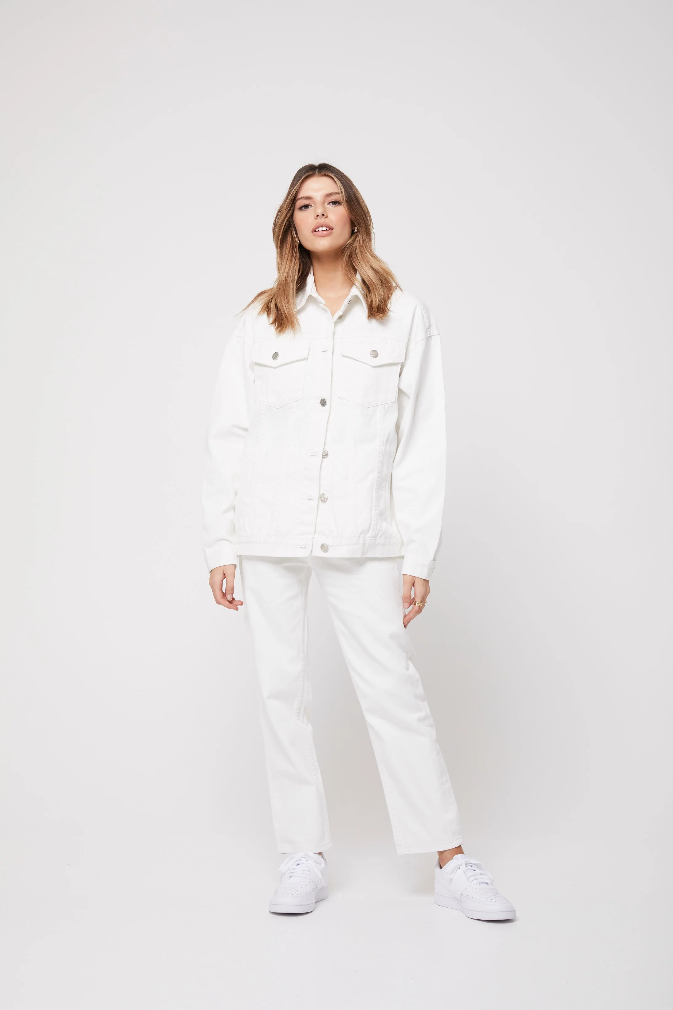 Rozalia Russian x Atoir WOMENS THE DENIM JACKET -WHITE - Image 3