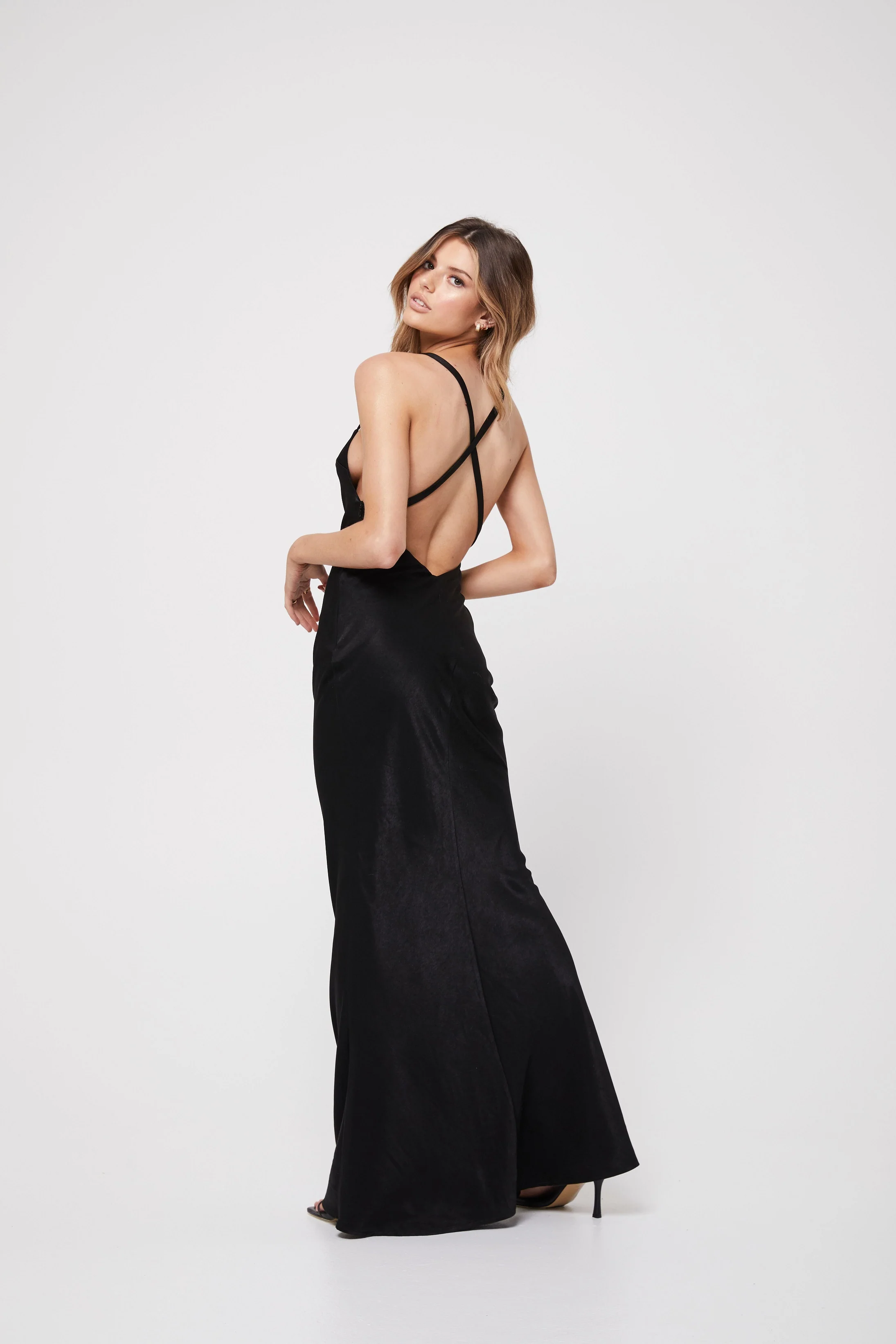 Rozalia Russian x Atoir WOMENS THE SLIP DRESS - BLACK - Image 3