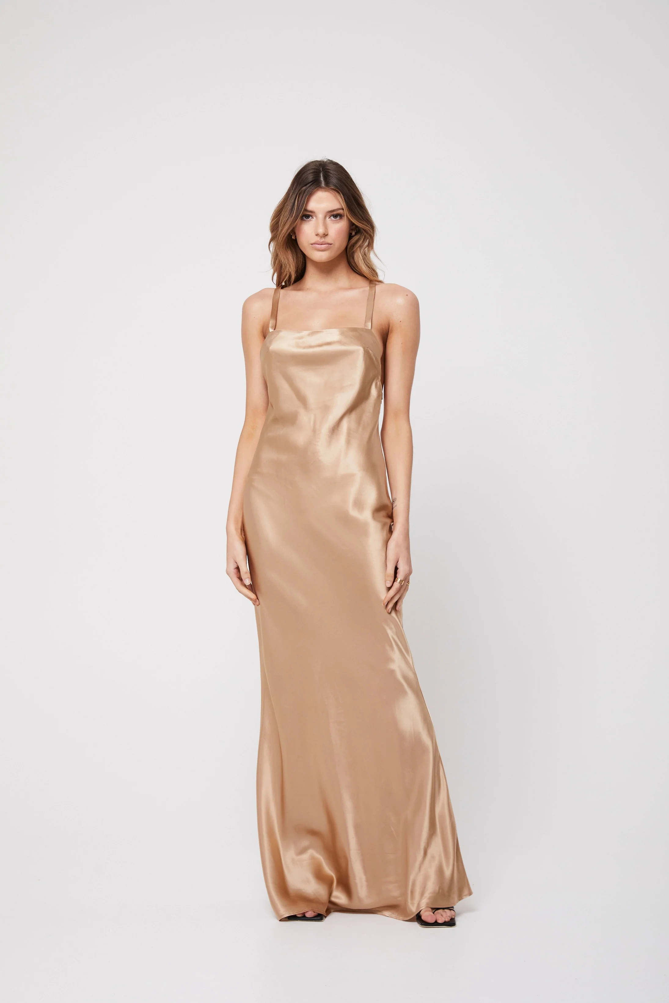 Rozalia Russian x Atoir WOMENS THE SLIP DRESS - CHAMPAGNE - Image 10