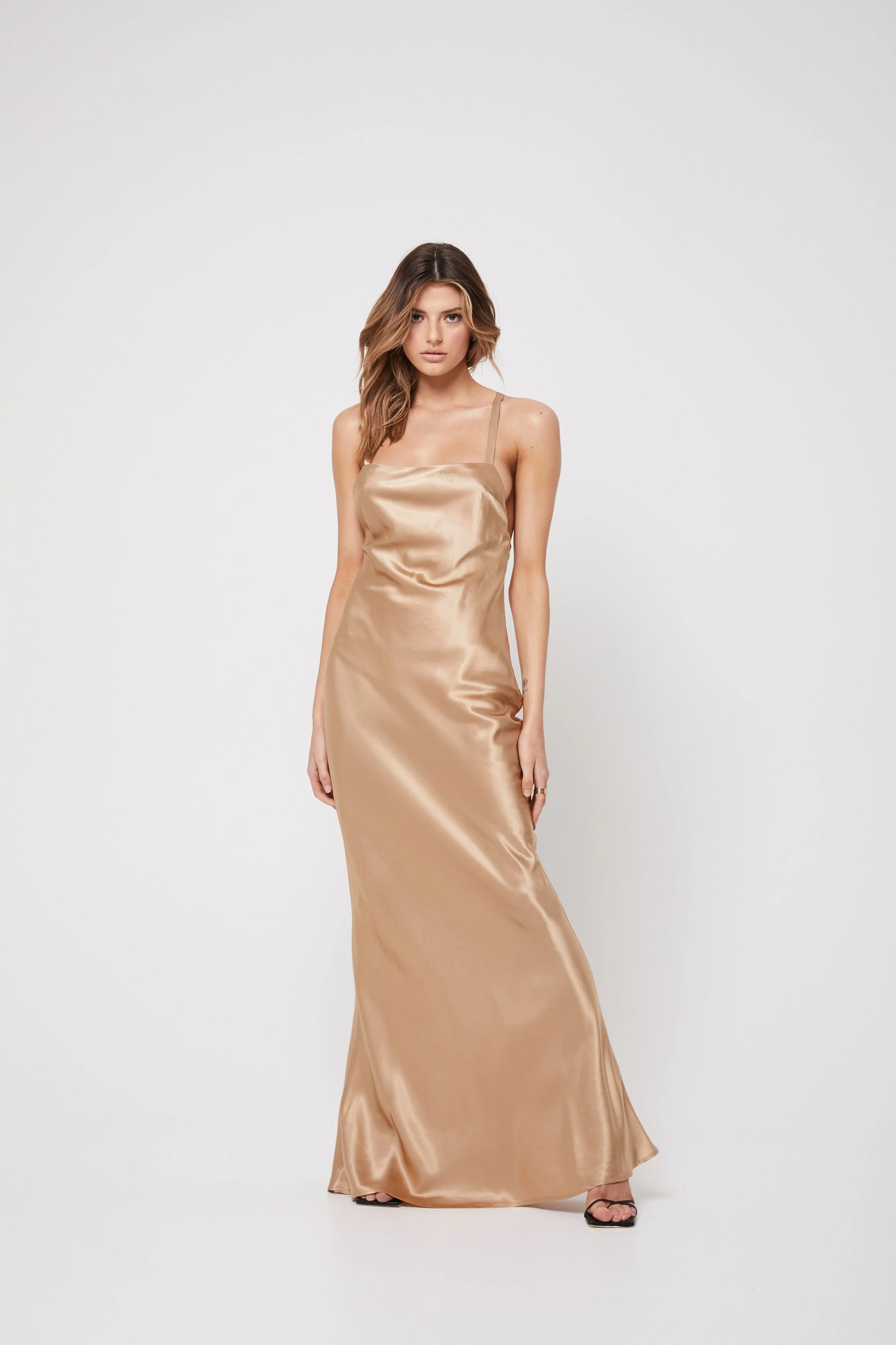 Rozalia Russian x Atoir WOMENS THE SLIP DRESS - CHAMPAGNE - Image 6