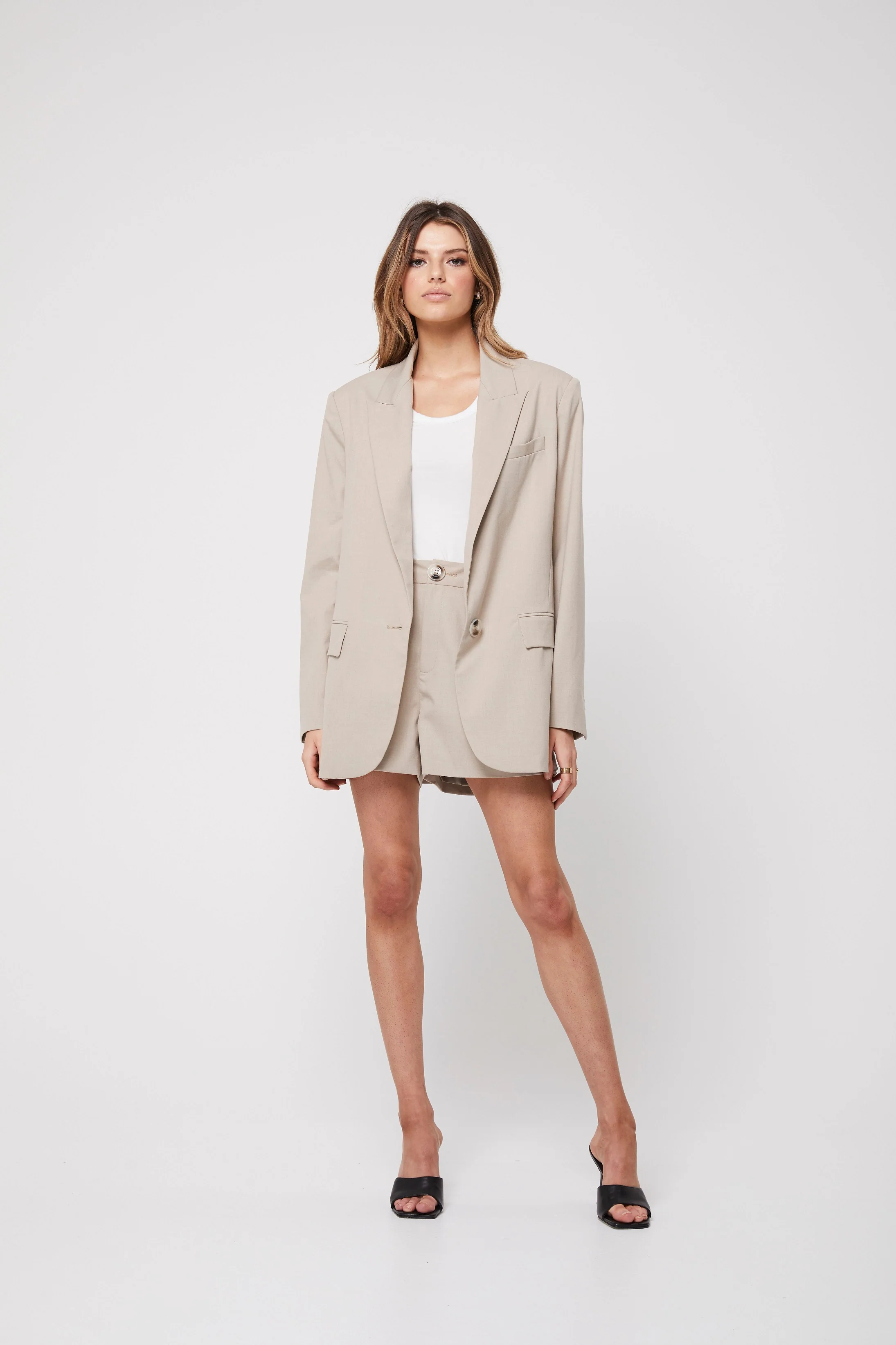 Rozalia Russian x Atoir WOMENS THE TAILORED SHORTS - BEIGE - Image 19