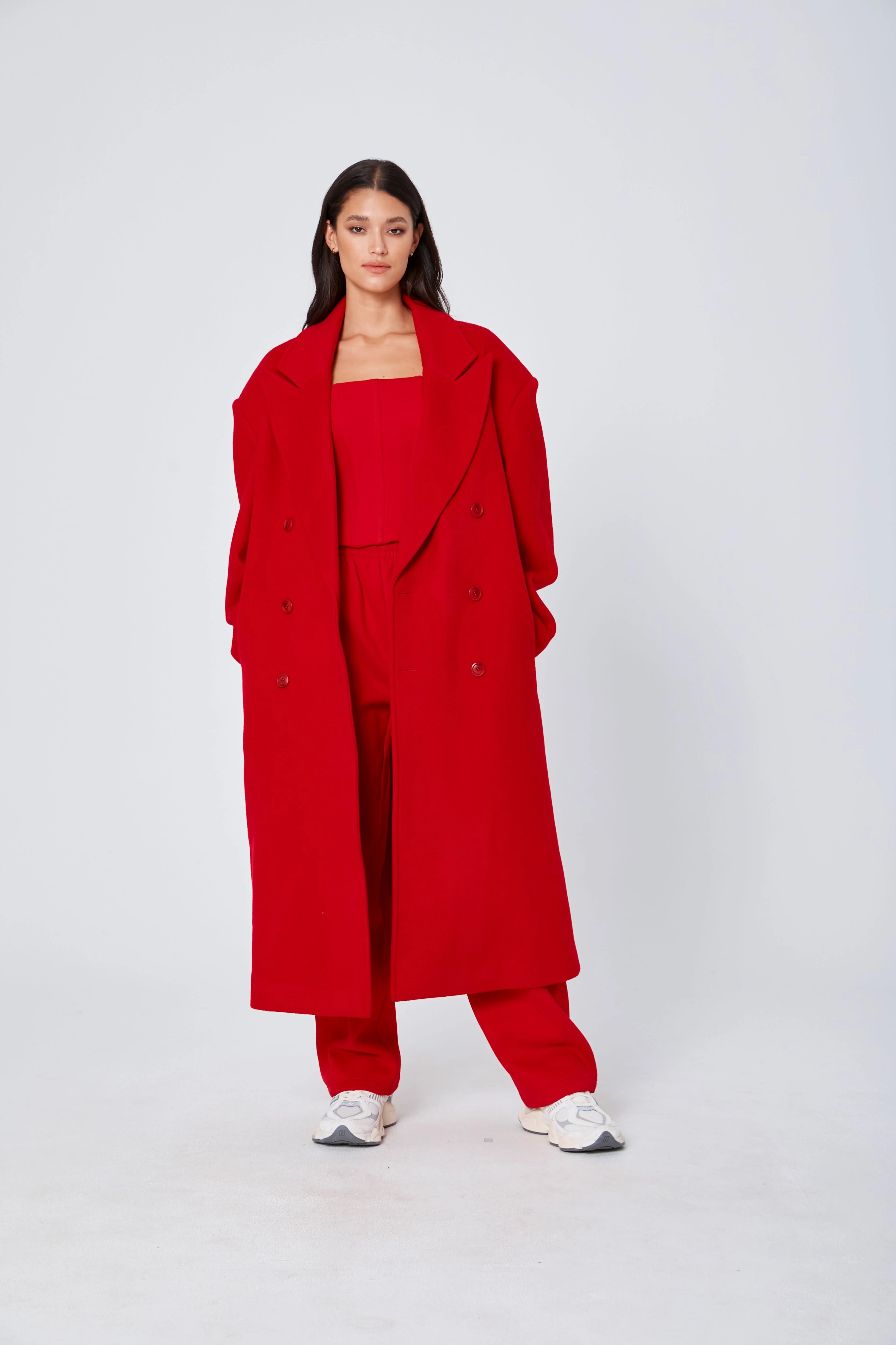 ROZALIA x ATOIR Womens The Coat Chili - Image 4