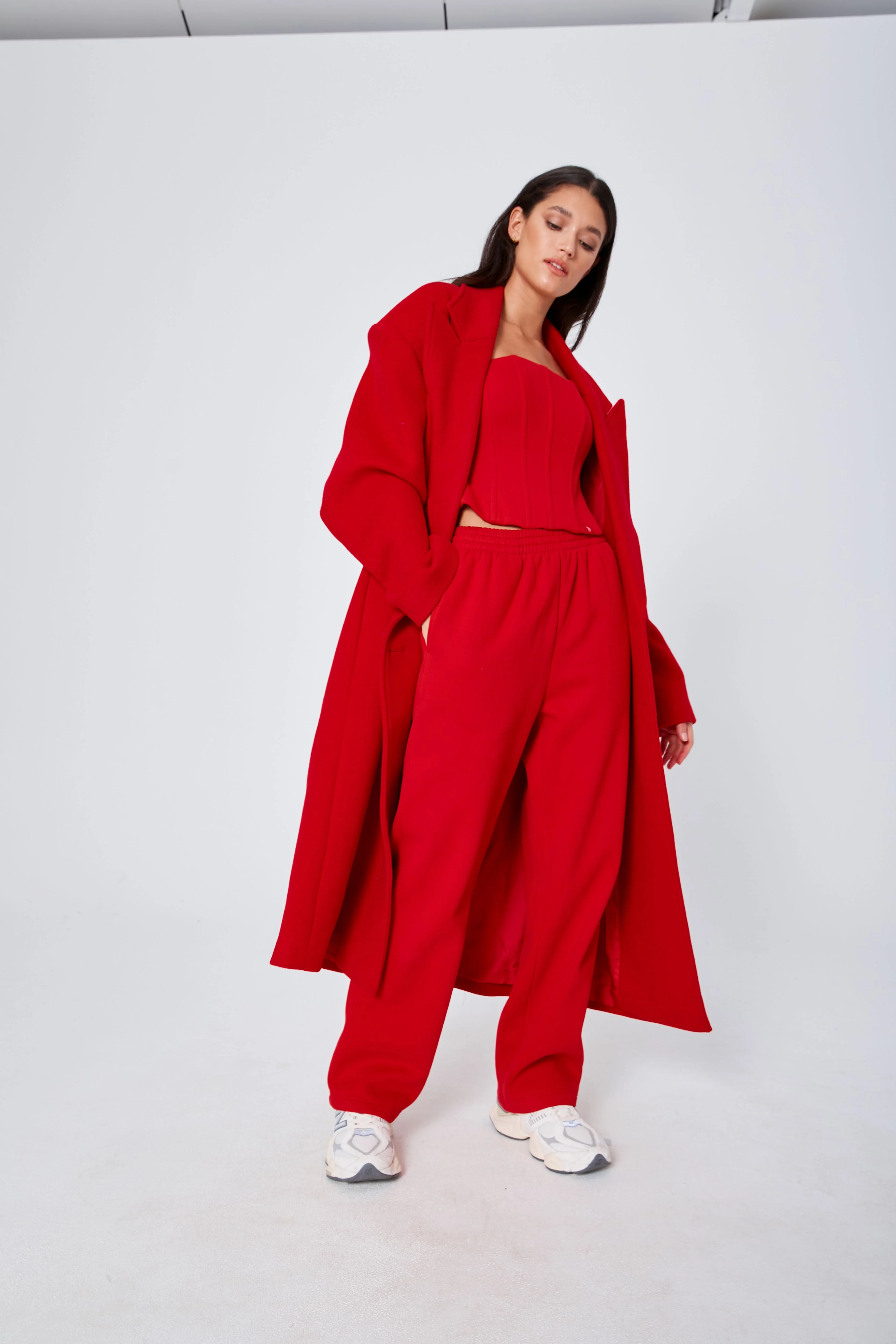 ROZALIA x ATOIR Womens The Coat Chili - Image 7