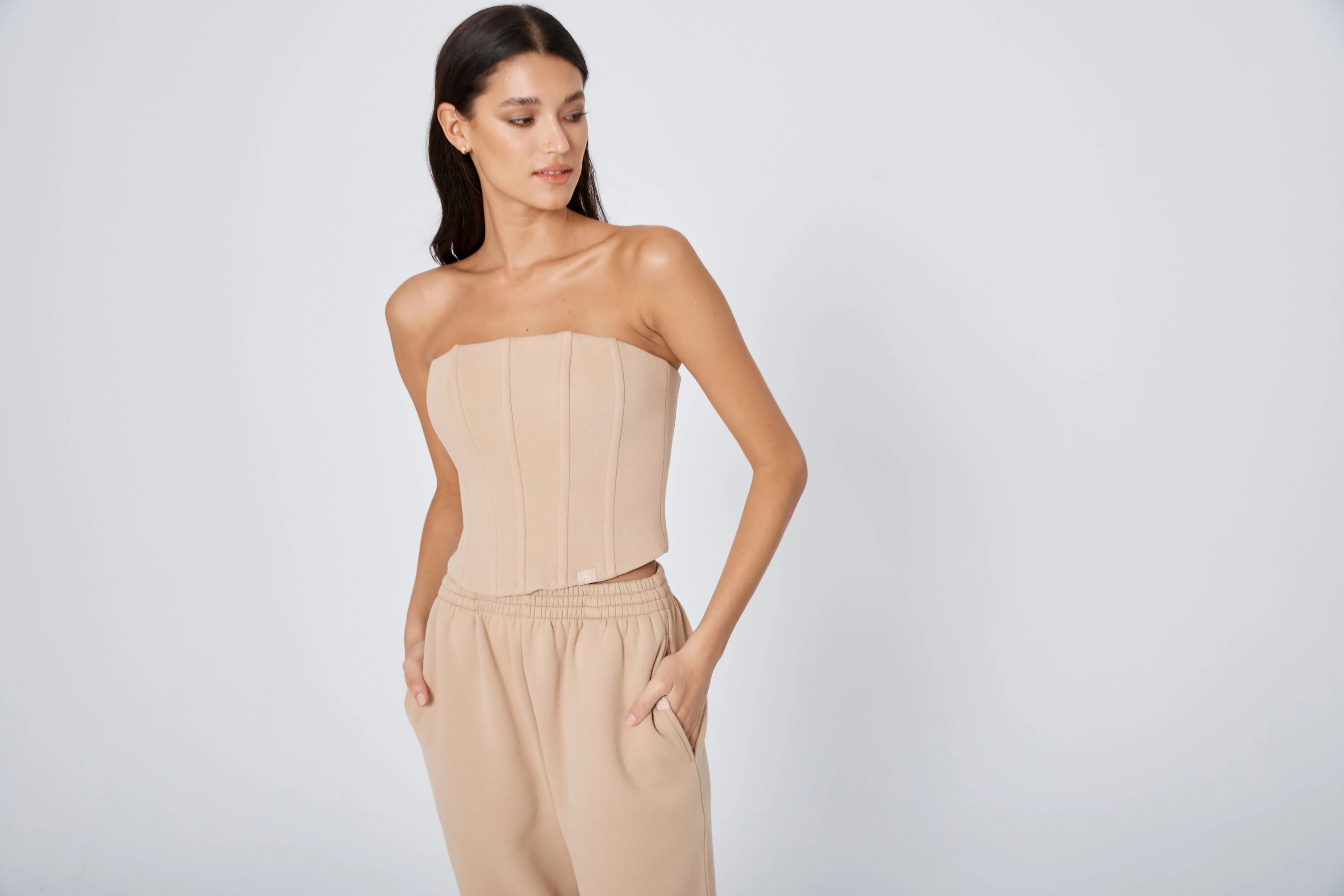 ROZALIA x ATOIR Womens The Corset Sand - Image 7