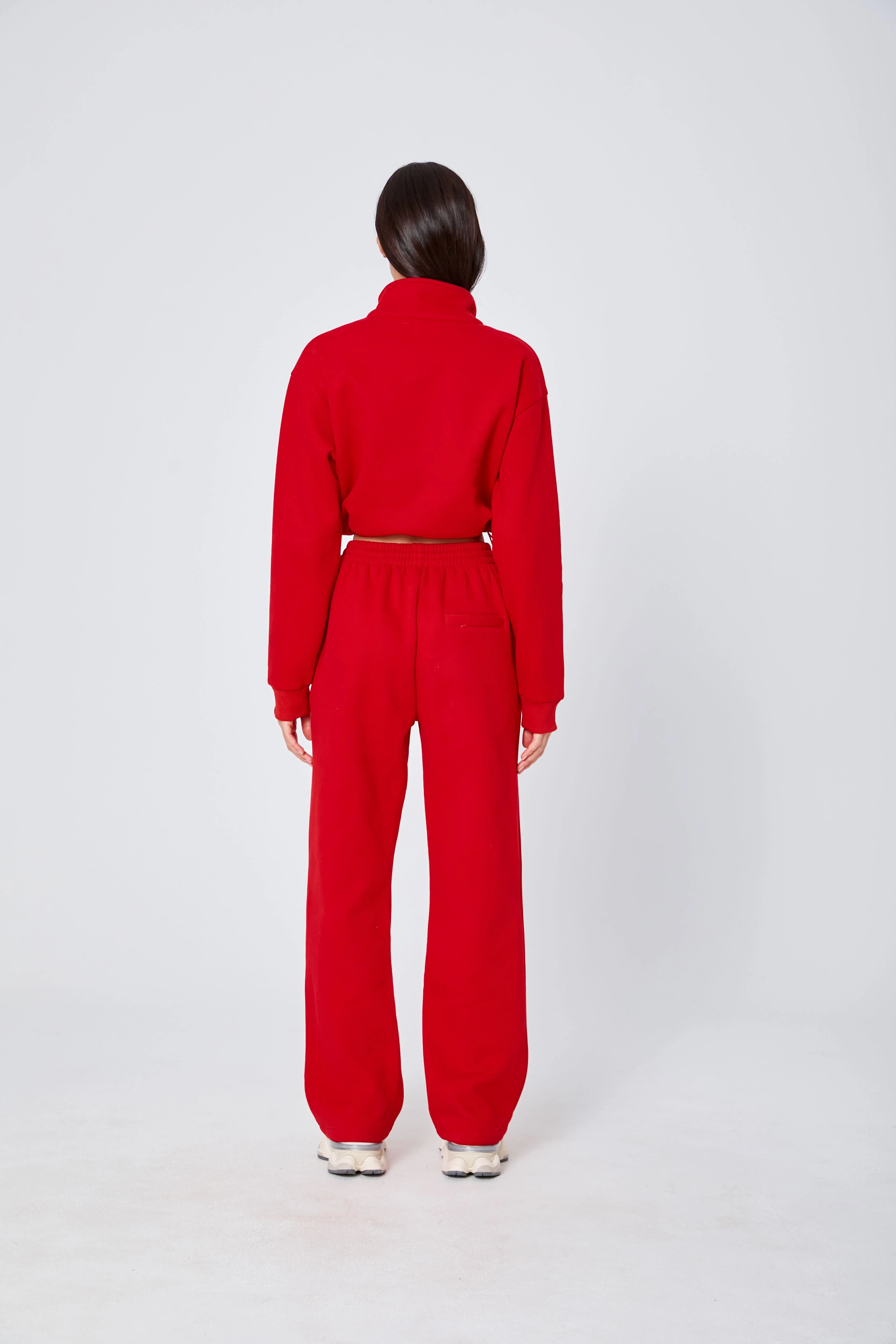 ROZALIA x ATOIR Womens The Straight Leg Pant- Chili - Image 3