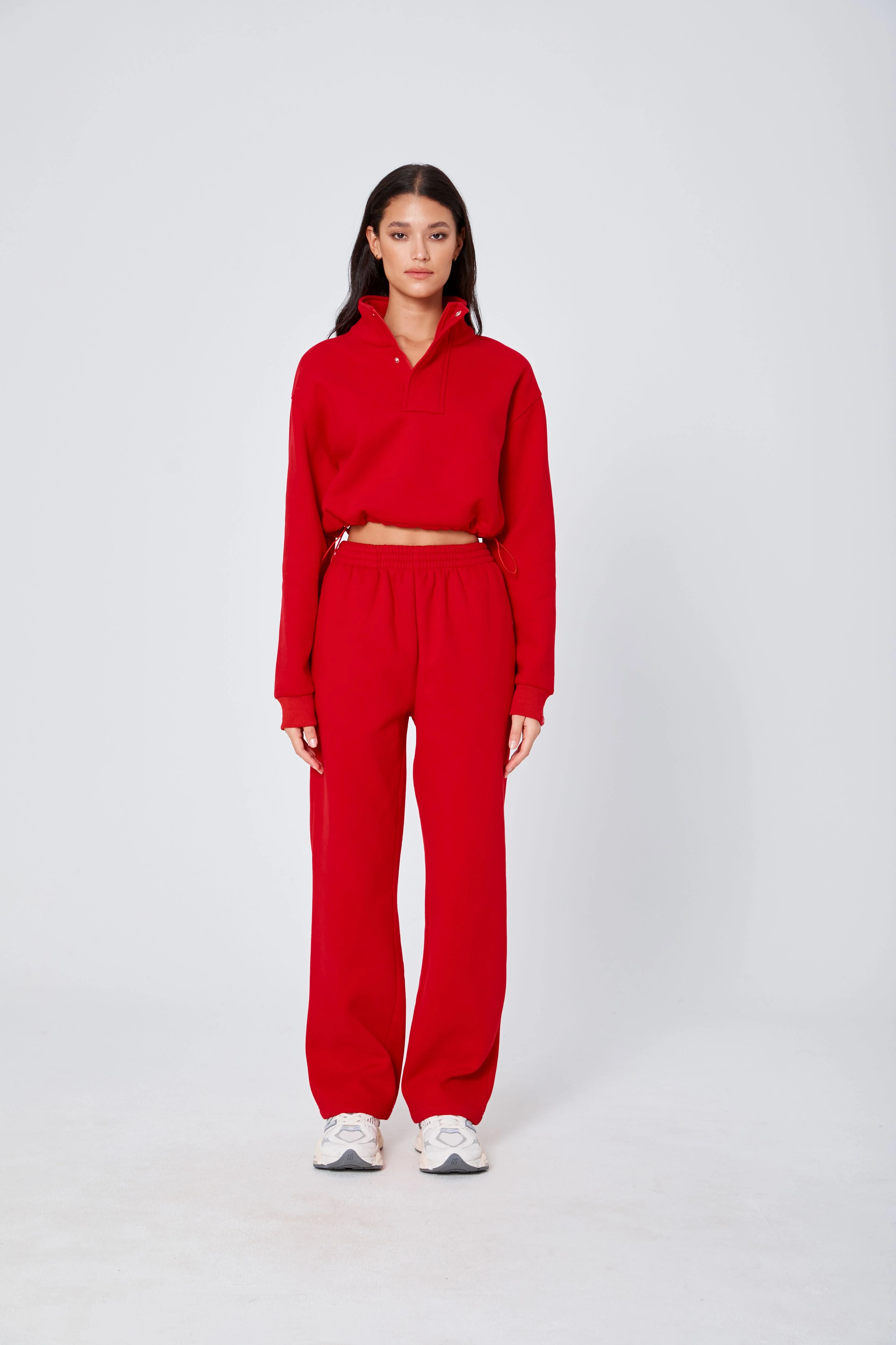 ROZALIA x ATOIR Womens The Straight Leg Pant- Chili - Image 4