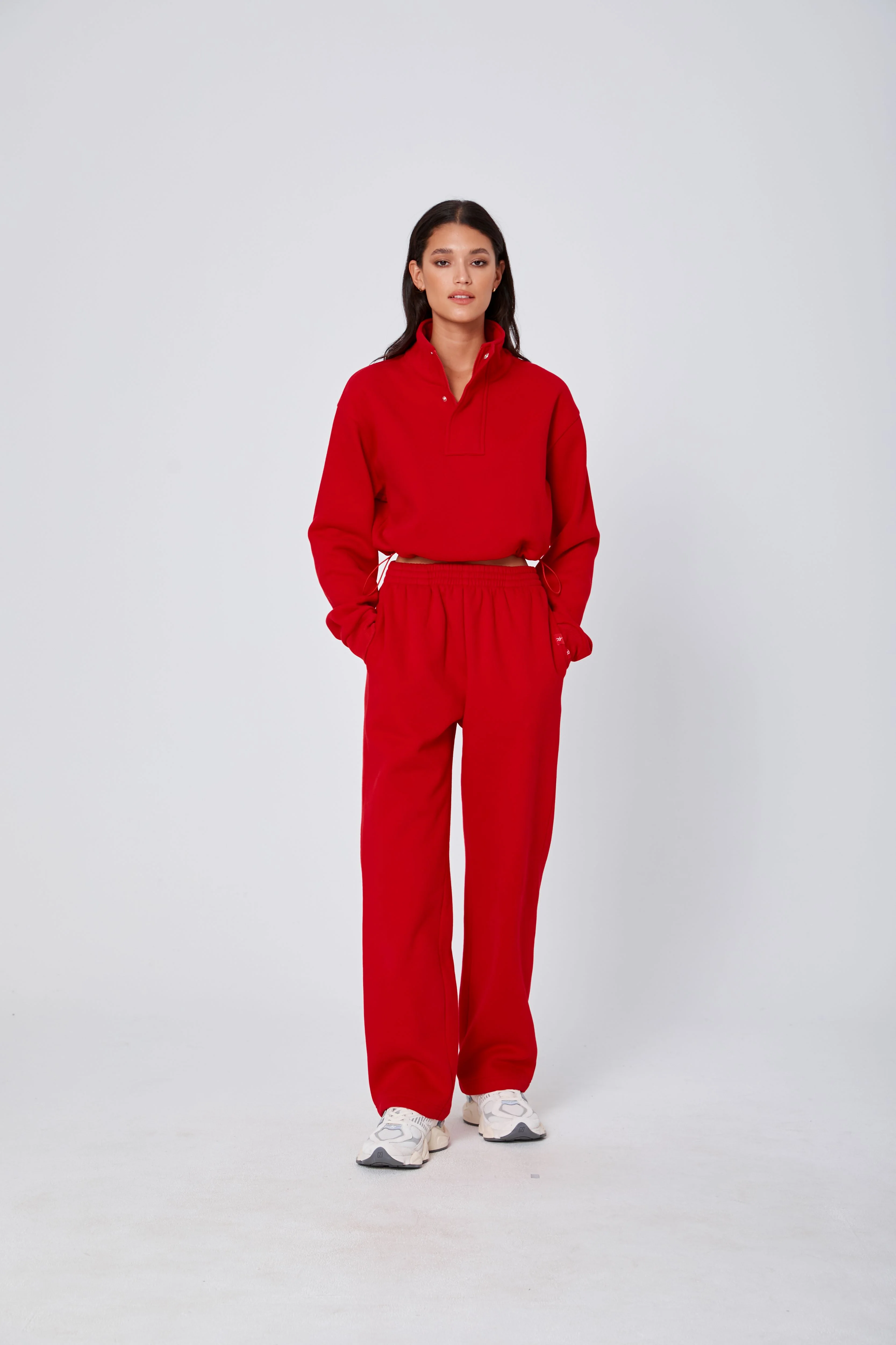 ROZALIA x ATOIR Womens The Straight Leg Pant- Chili - Image 5