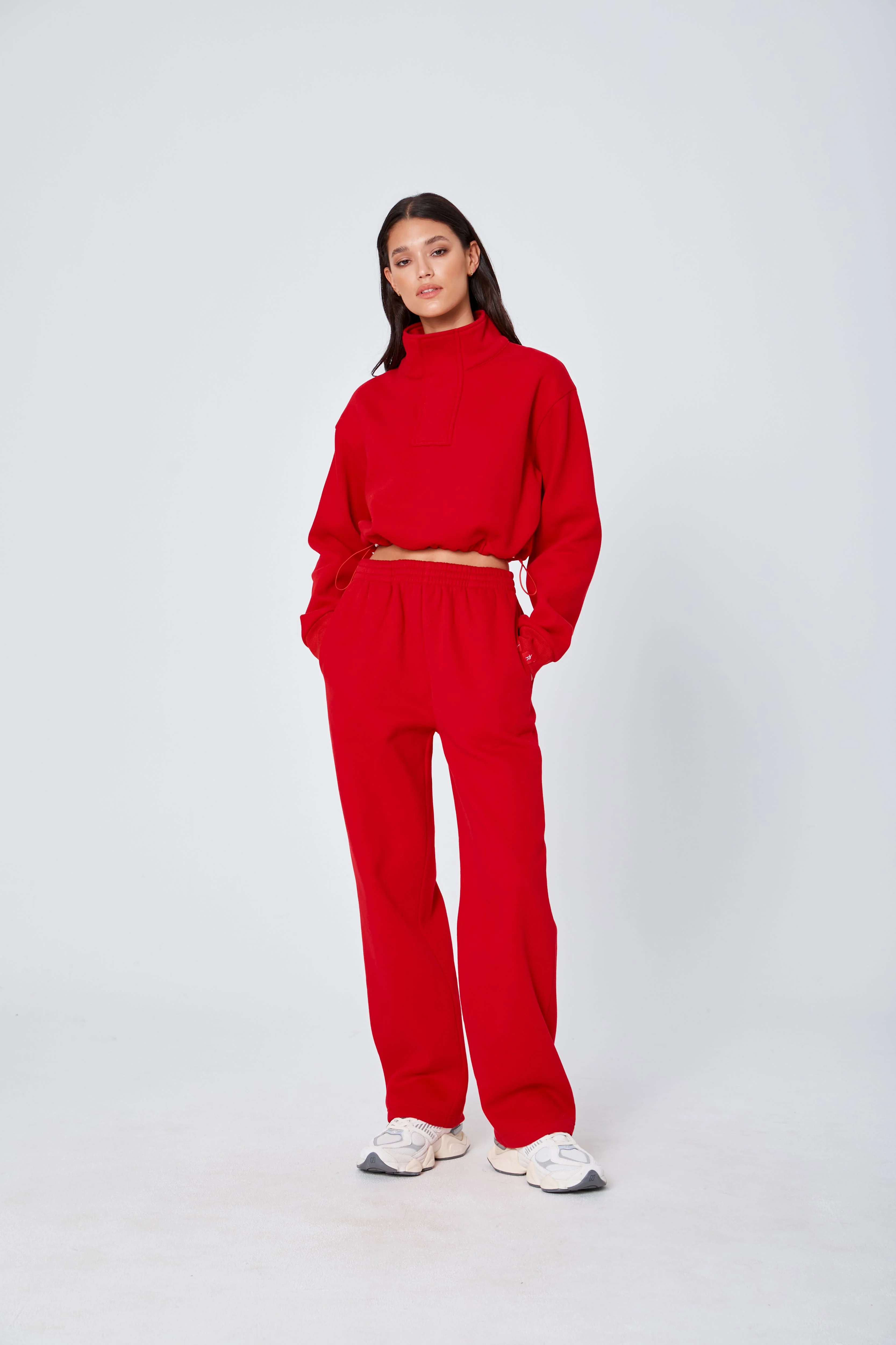 ROZALIA x ATOIR Womens The Straight Leg Pant- Chili - Image 7