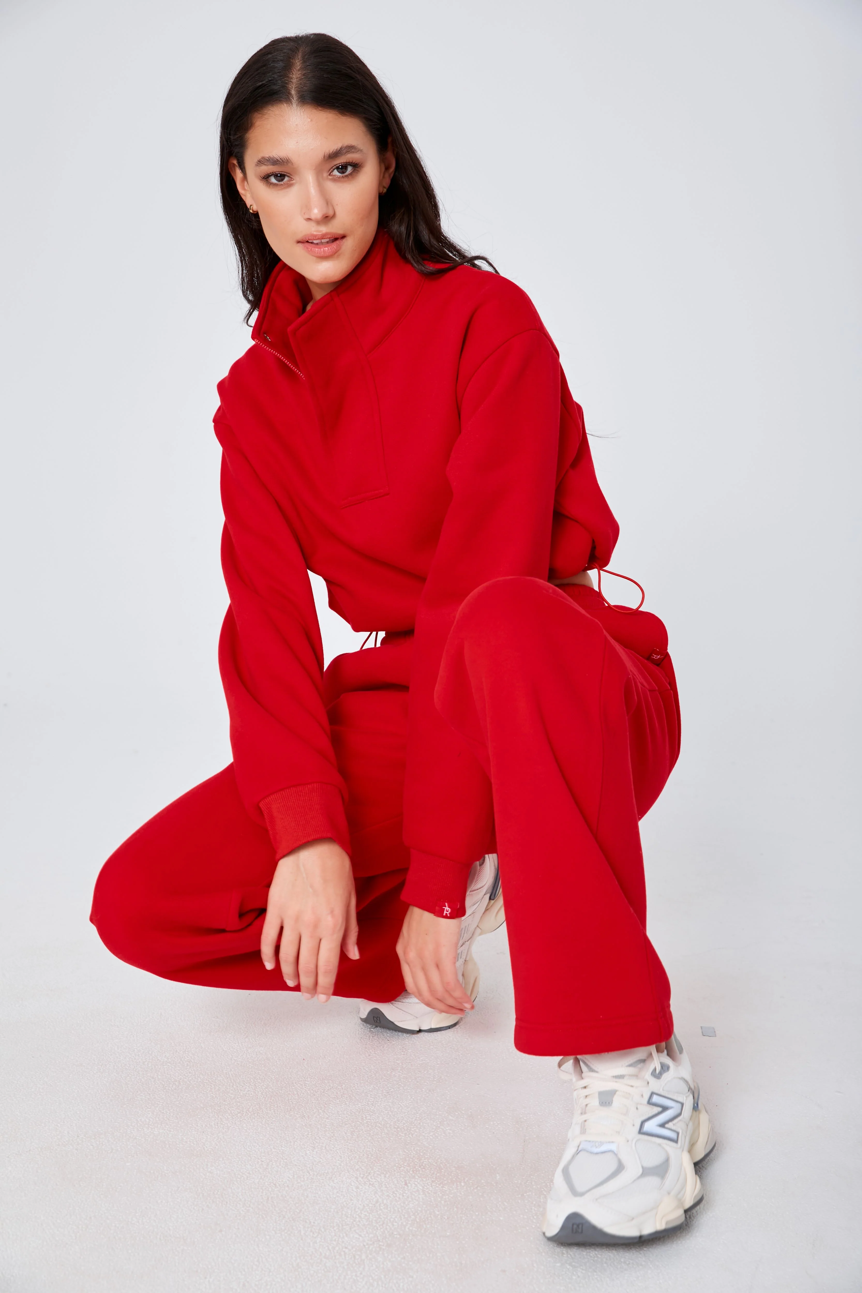 ROZALIA x ATOIR Womens The Straight Leg Pant- Chili - Image 9