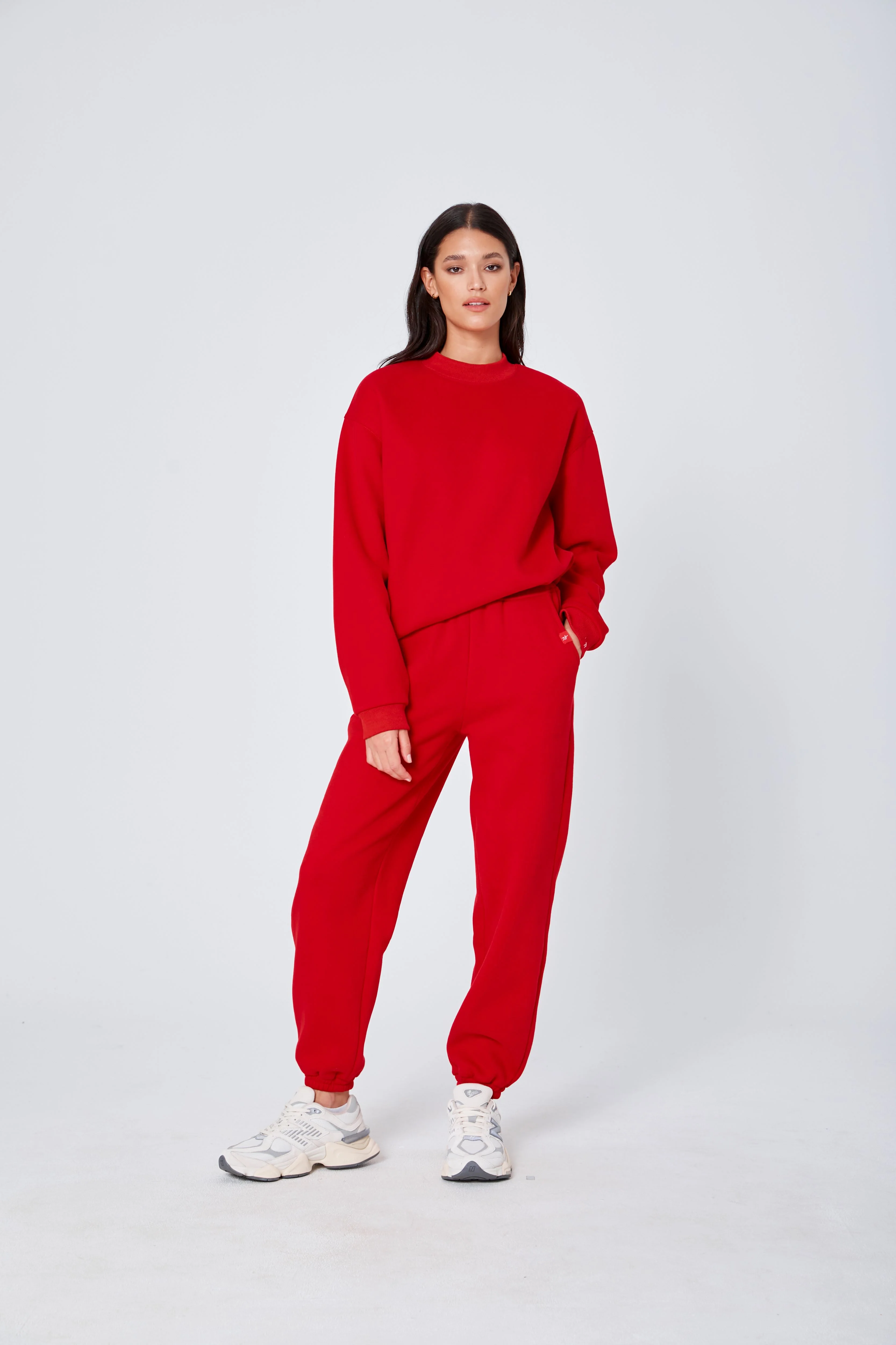 ROZALIA x ATOIR Womens The Track Pant Chili - Image 3