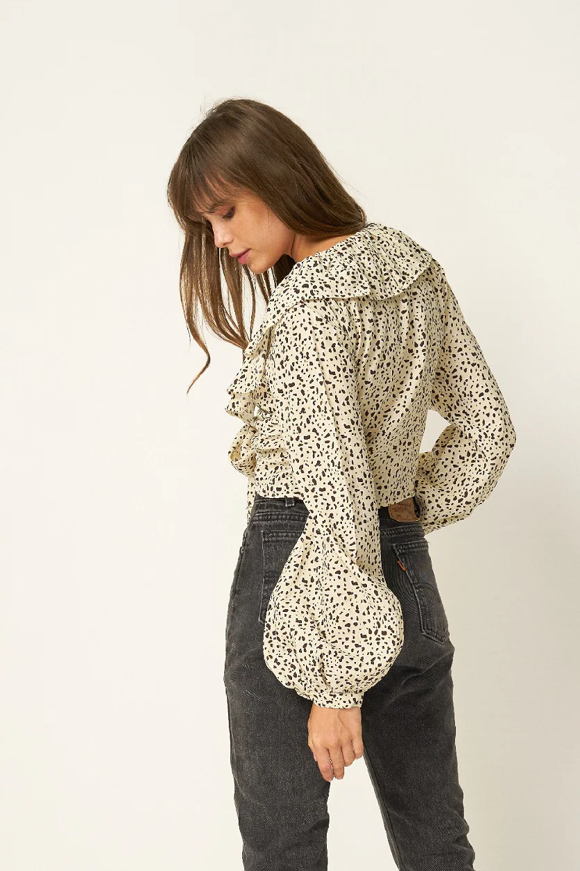 Rue Stiic CADENCE RUFFLE TIE TOP BELLAGIO - Image 5