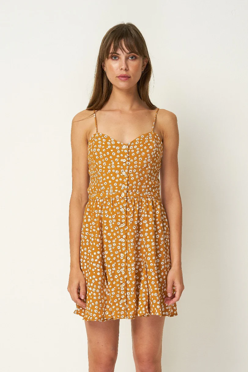 Rue Stiic WOMENS PALMDALE MINI DRESS COLORADO DAISY DESERT SUN - Image 5