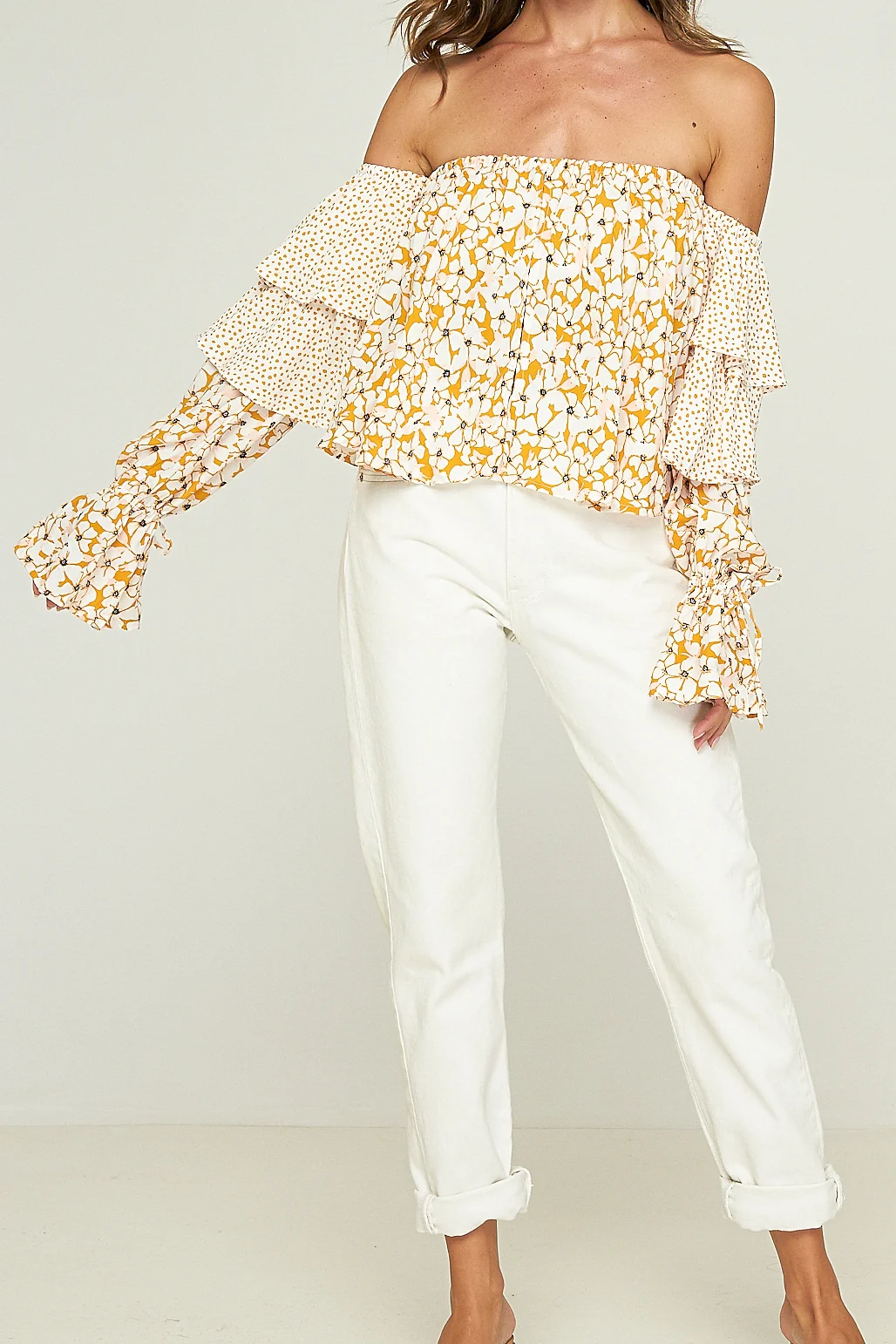 Rue Stiic WOMENS VITO OFF SHOULDER TOP - Image 3